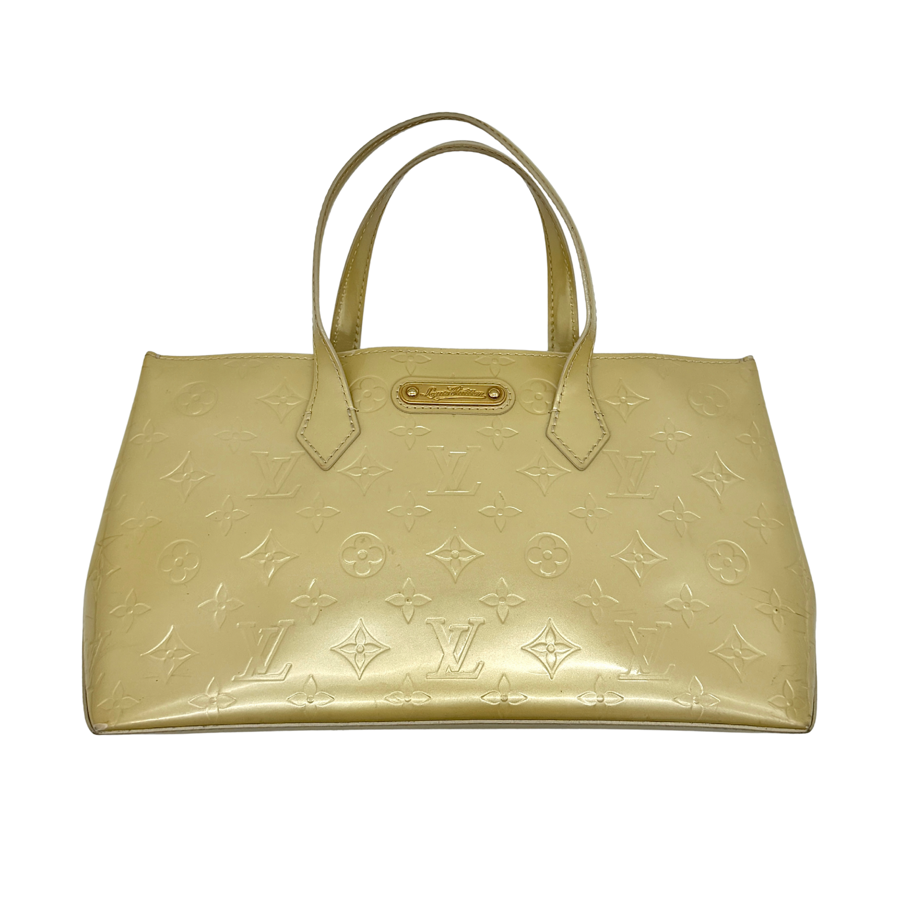 Louis Vuitton Monogram PM Wilshire Vernis Beige