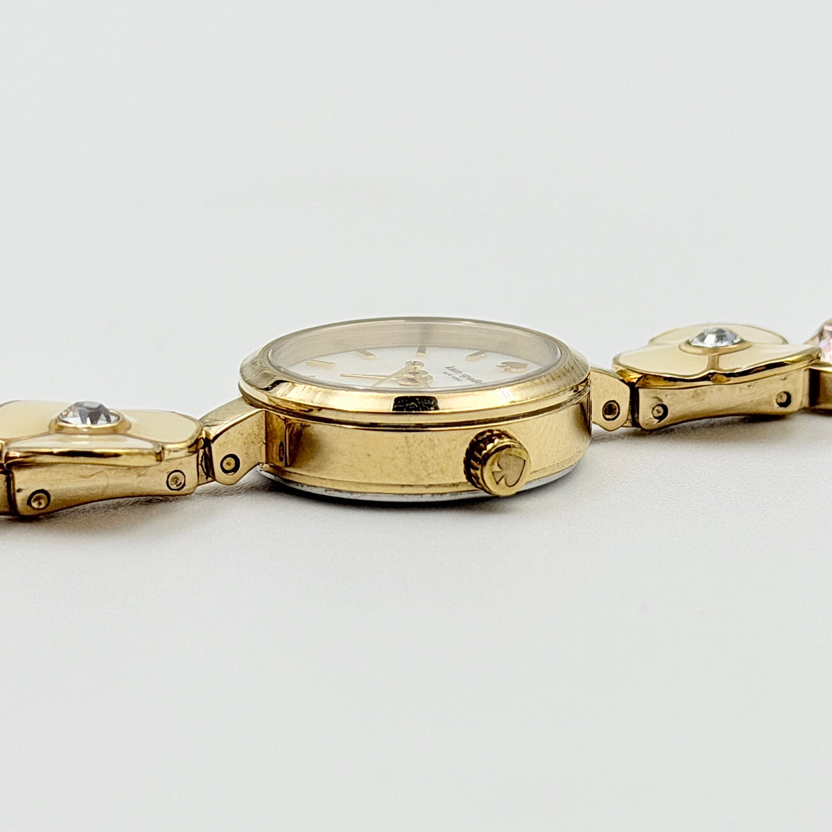 Kate Spade New York Monroe Floral Bracelet Watch Gold