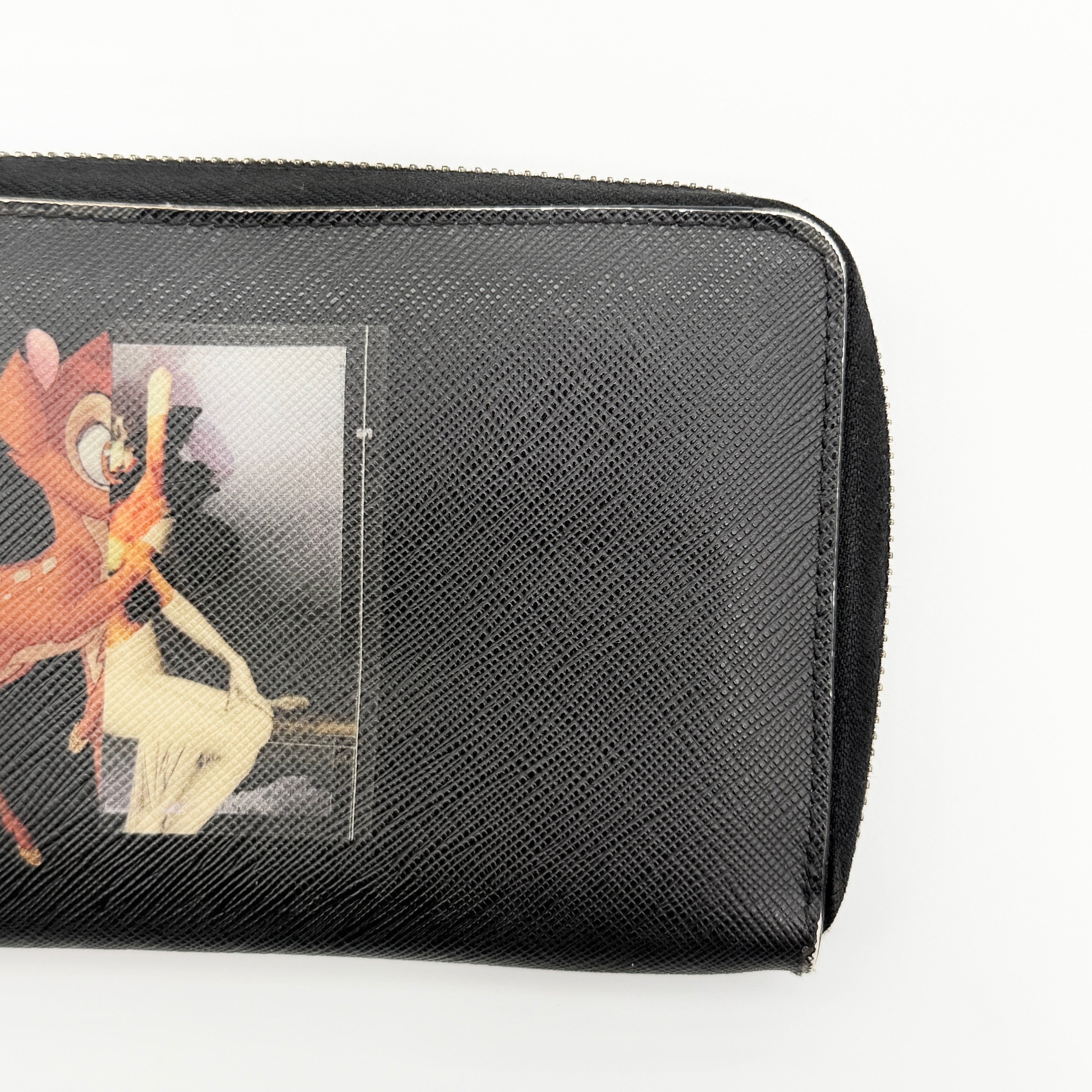 Givenchy Bambi Zip-Around Long Wallet Black