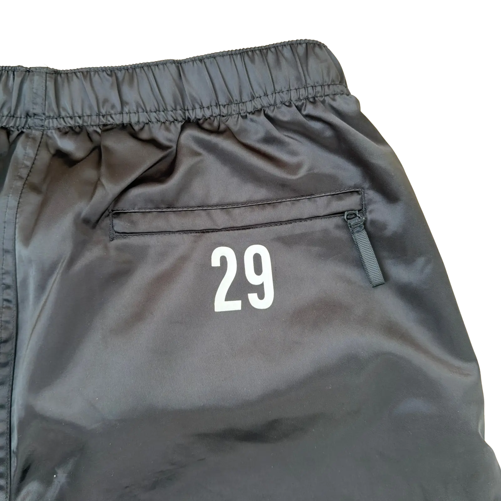 (M) Supreme Satin Track Pant Black (SS25)