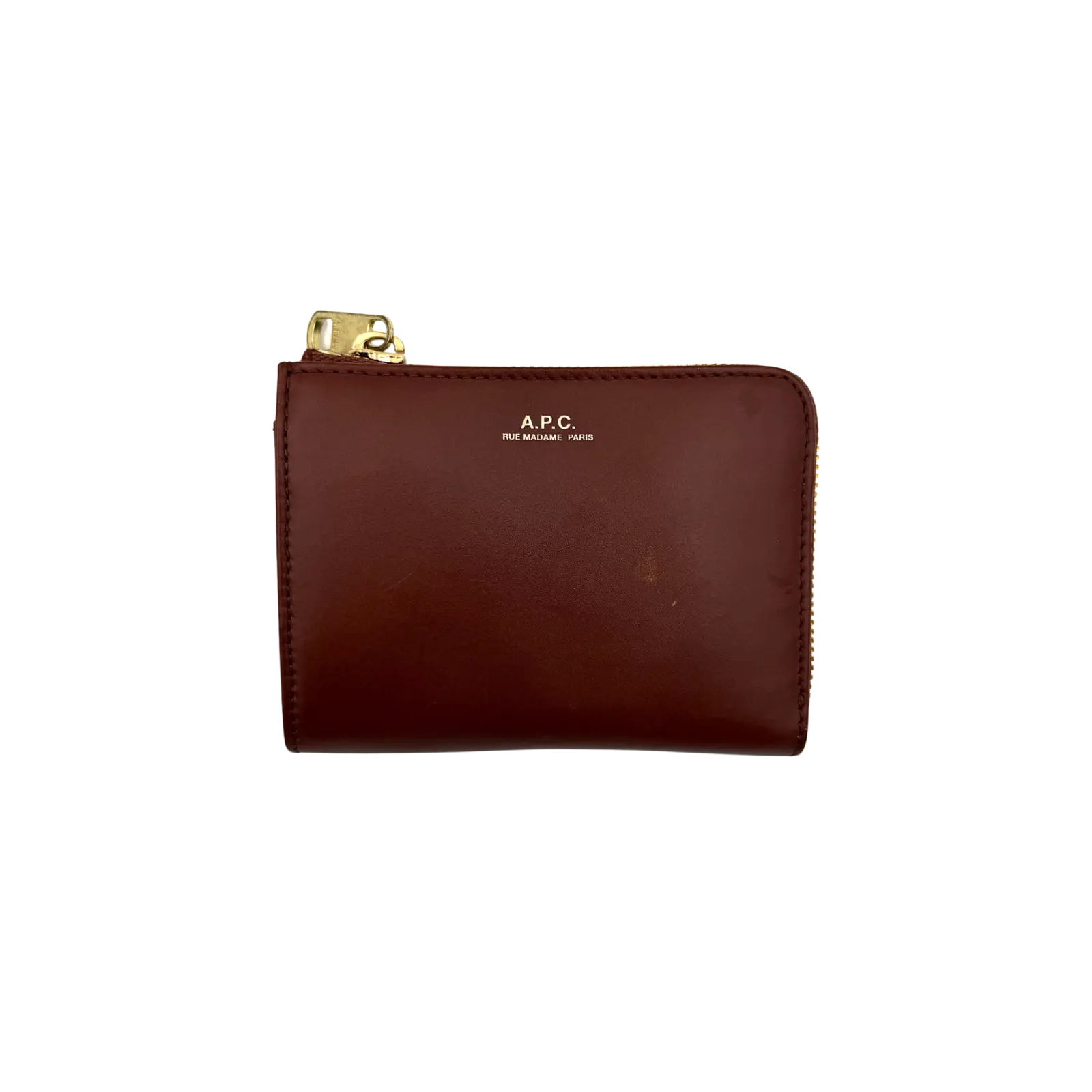 A.P.C Lise Compact Wallet Brown