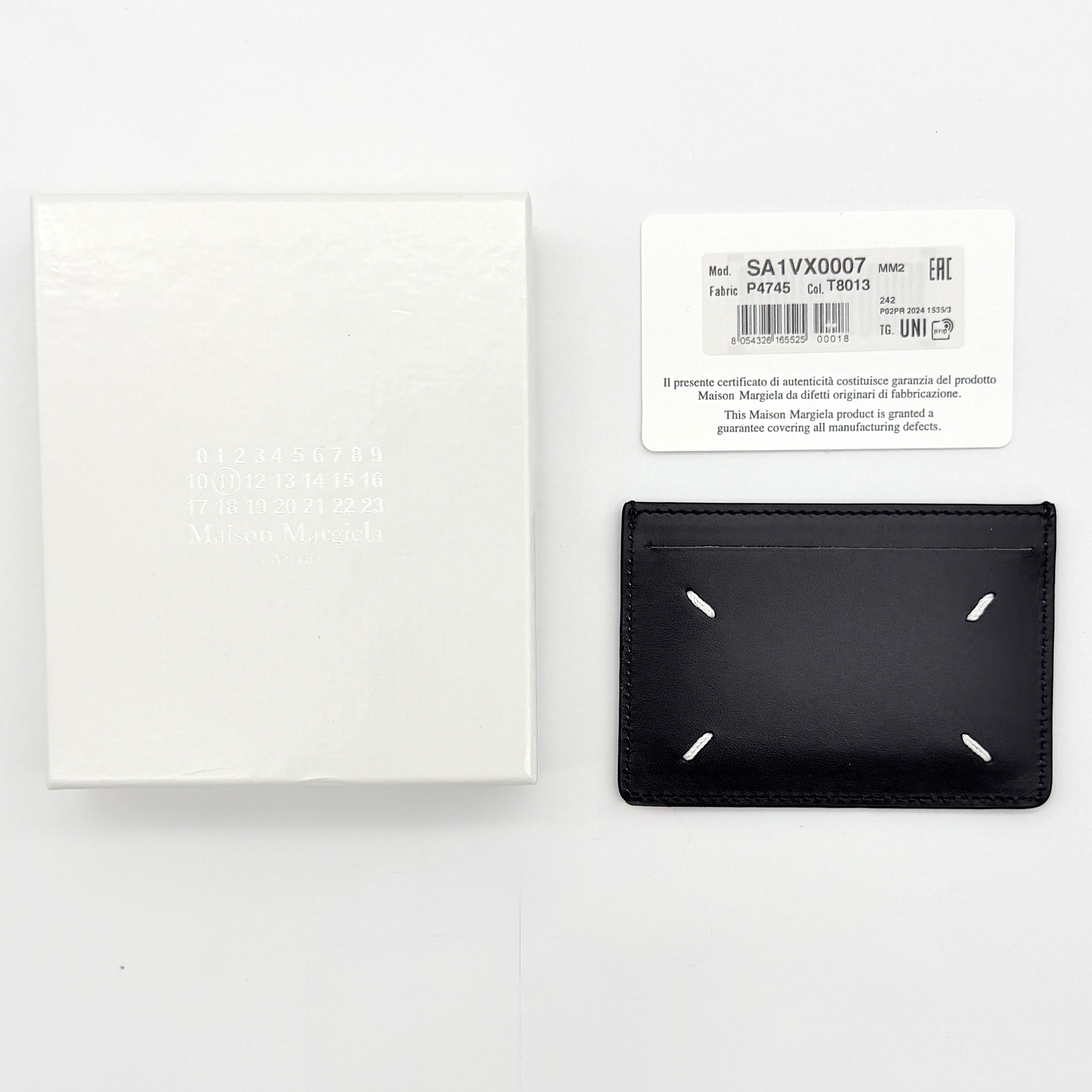 Maison Margiela Leather Card Holder Black