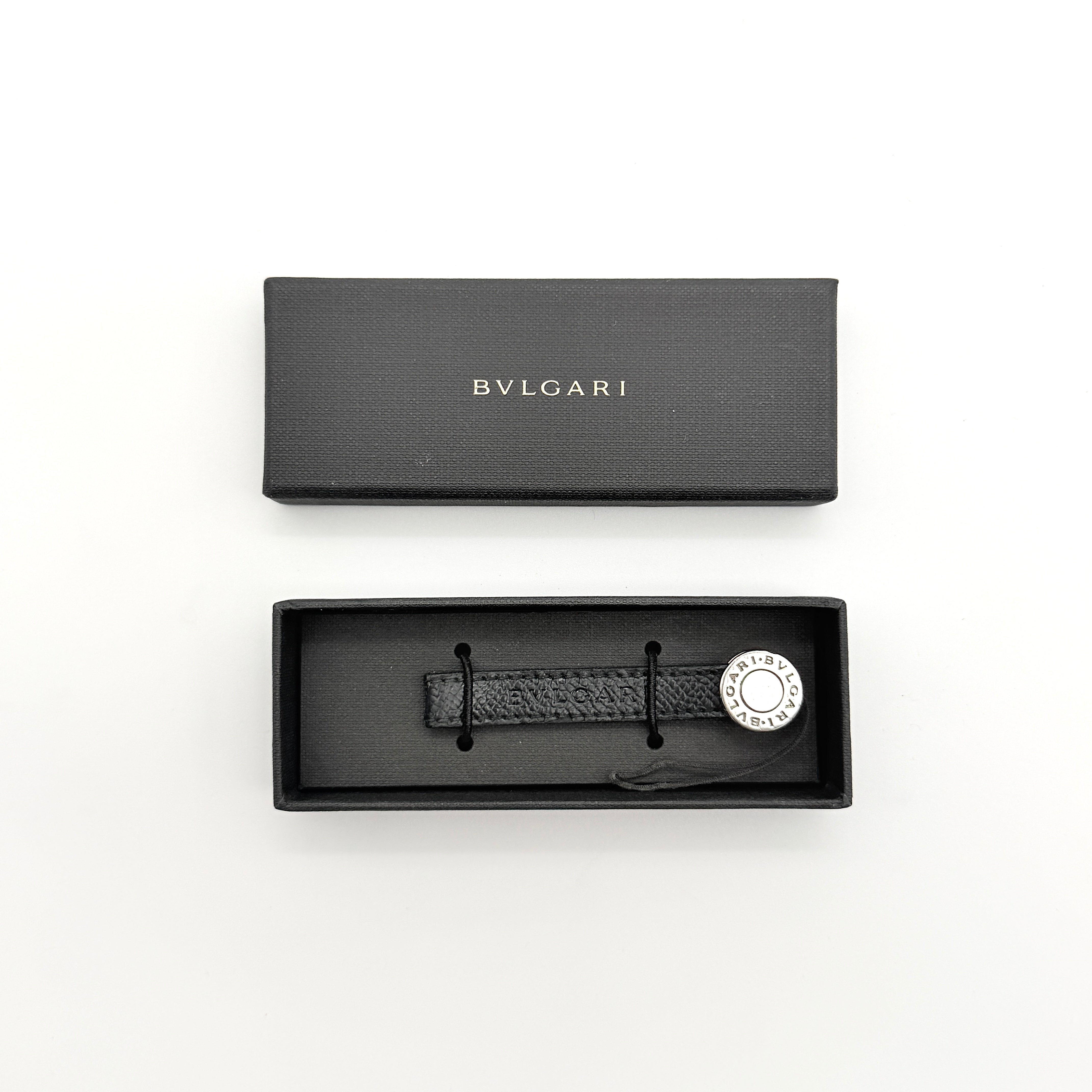 Bvlgari B-Zero1 Leather Phone Charm Black