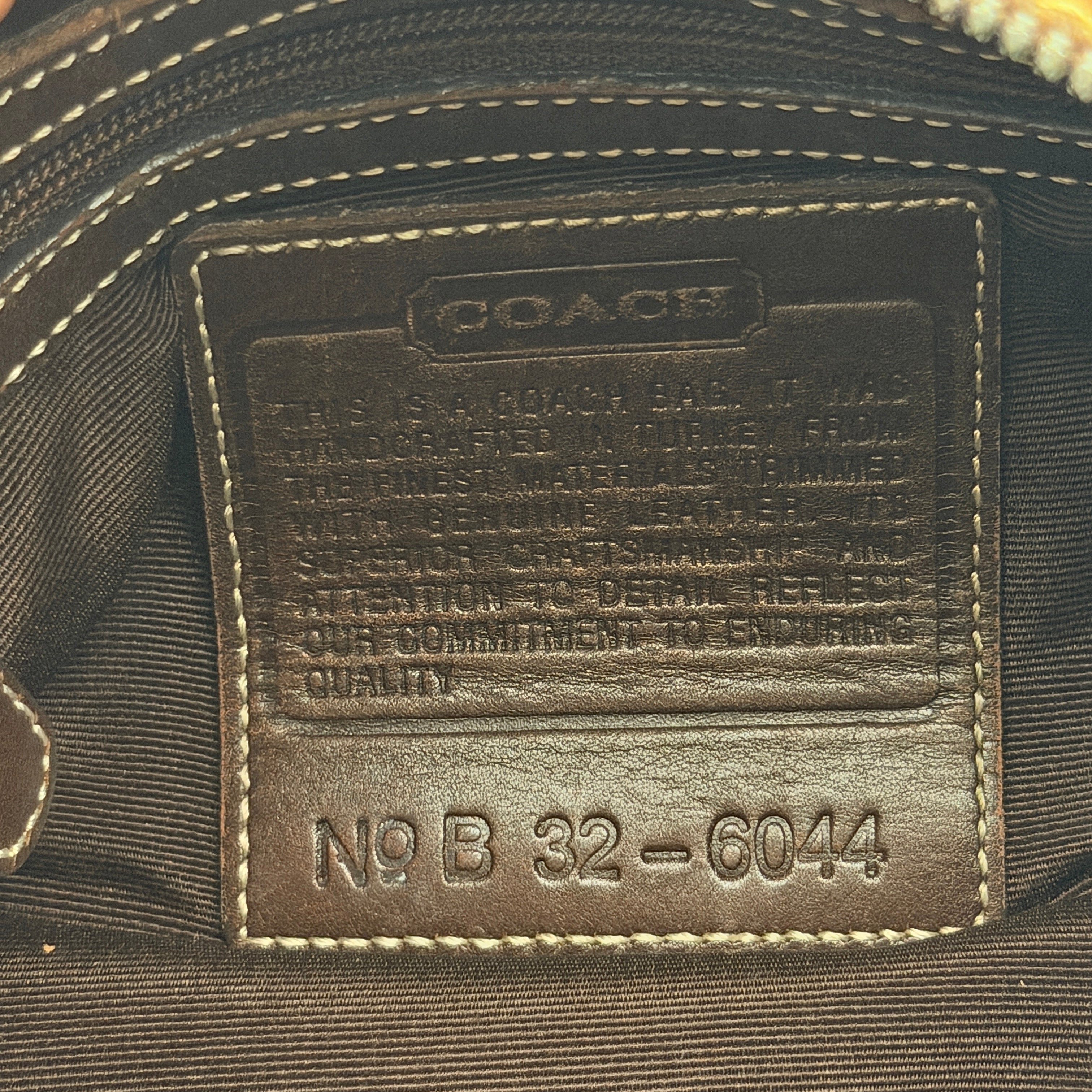 Coach Signature Hobo Shoulder Bag Beige/Brown