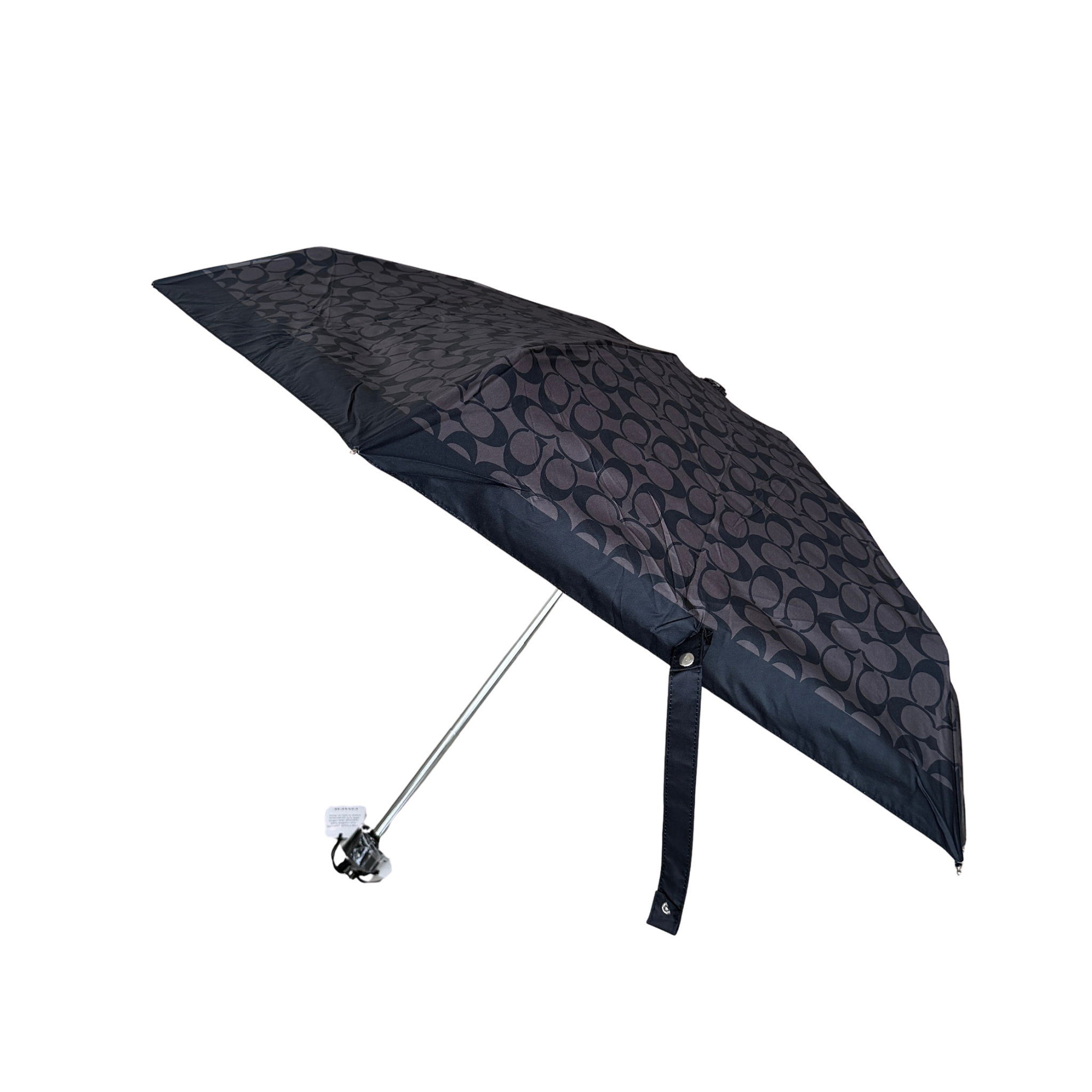 Coach Signature UV Protection Umbrella Grey/Black