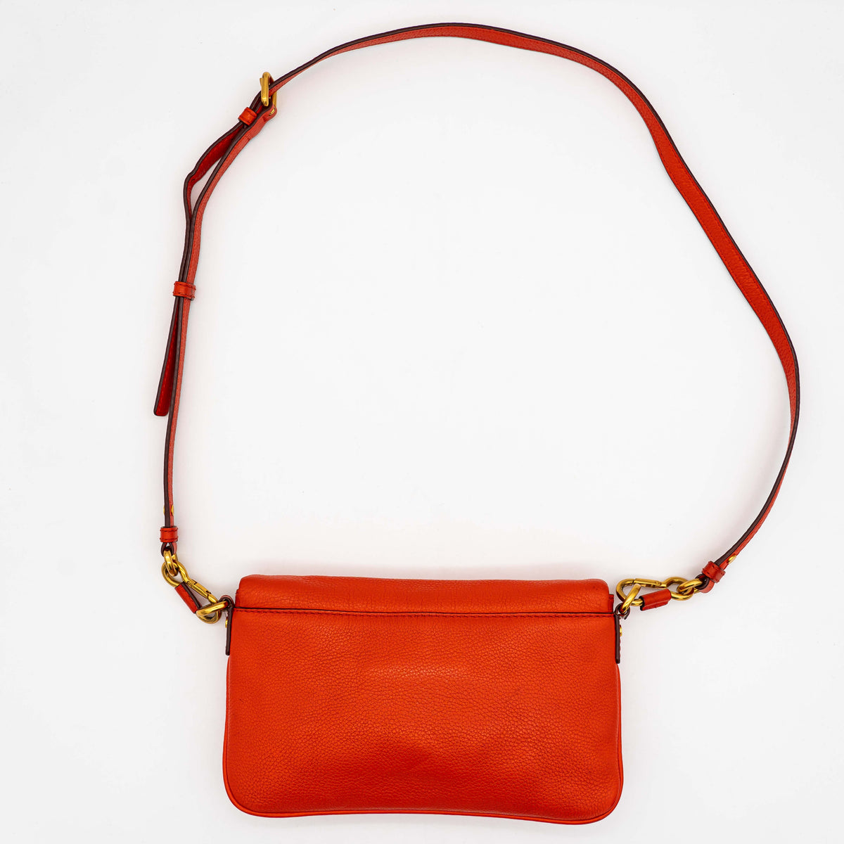 Marc Jacobs Too Hot to Handle Flap Percy Crossbody Bag Burnt Orange