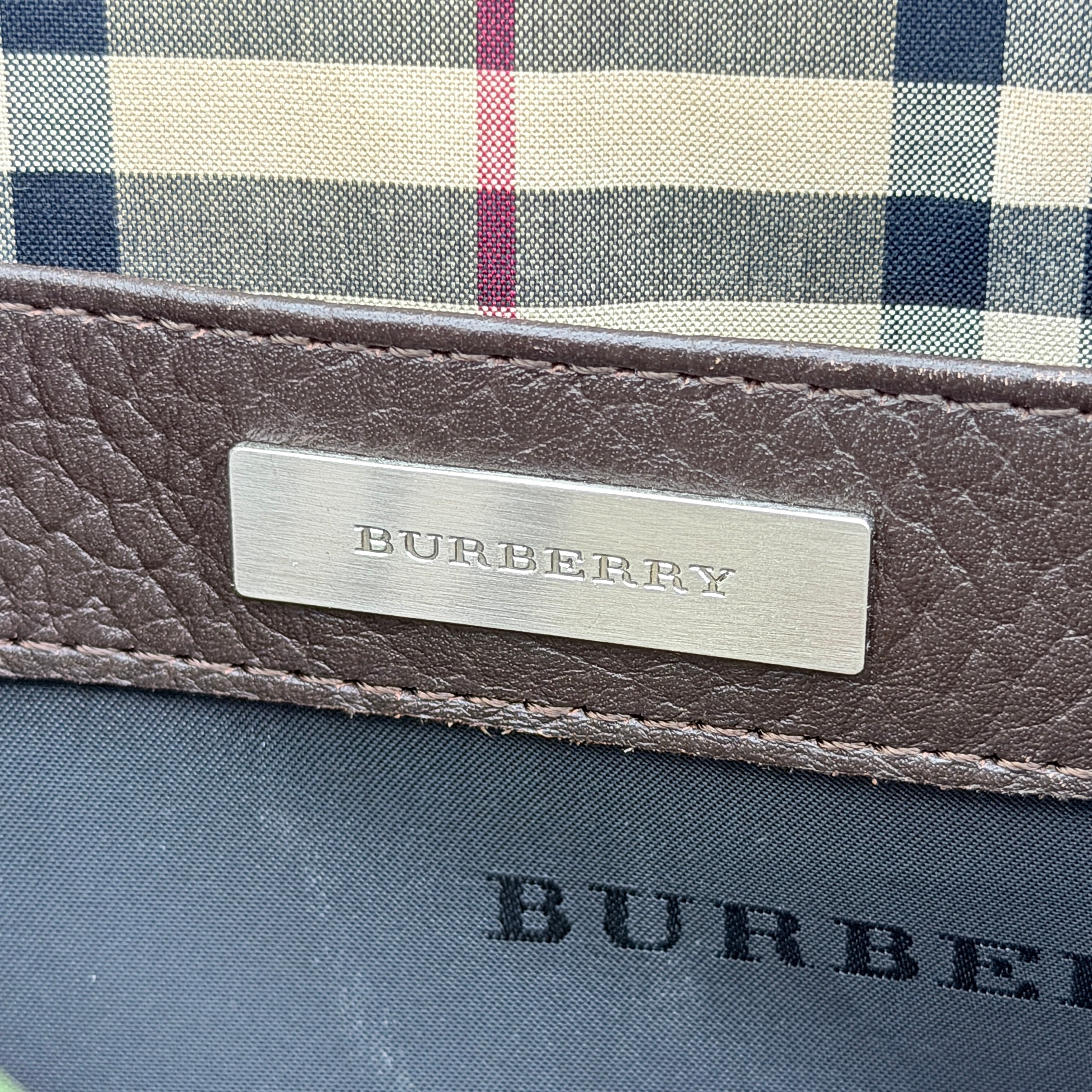 Burberry Nova Check Clutch Bag Brown/Beige