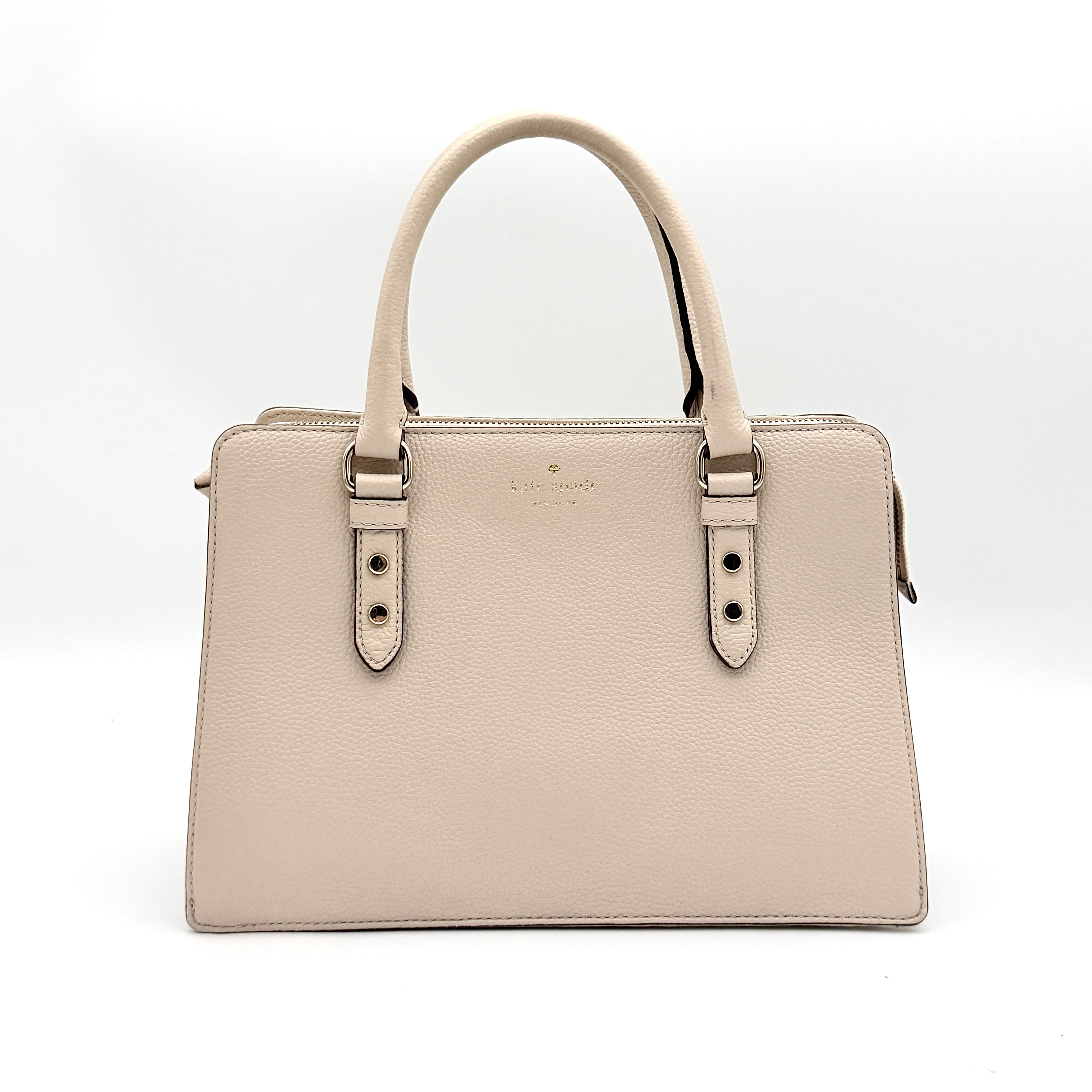 Kate Spade Mulberry Street Lise Satchel Handbag Cream