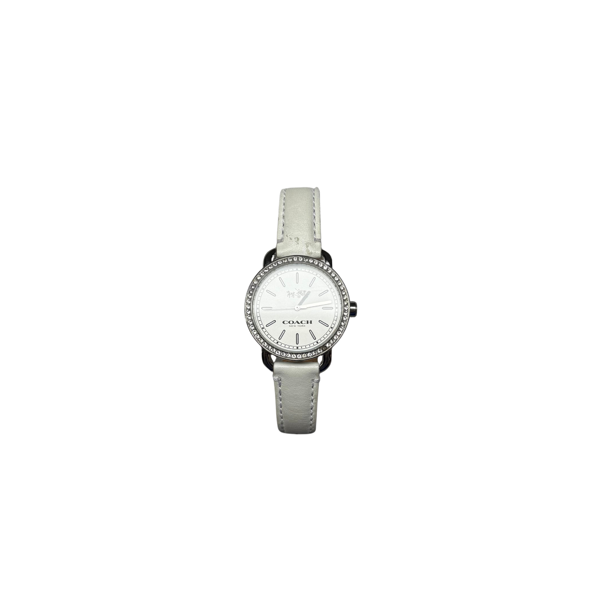Coach Rhinestone Watch Coach Rhinestone Lex Watch White