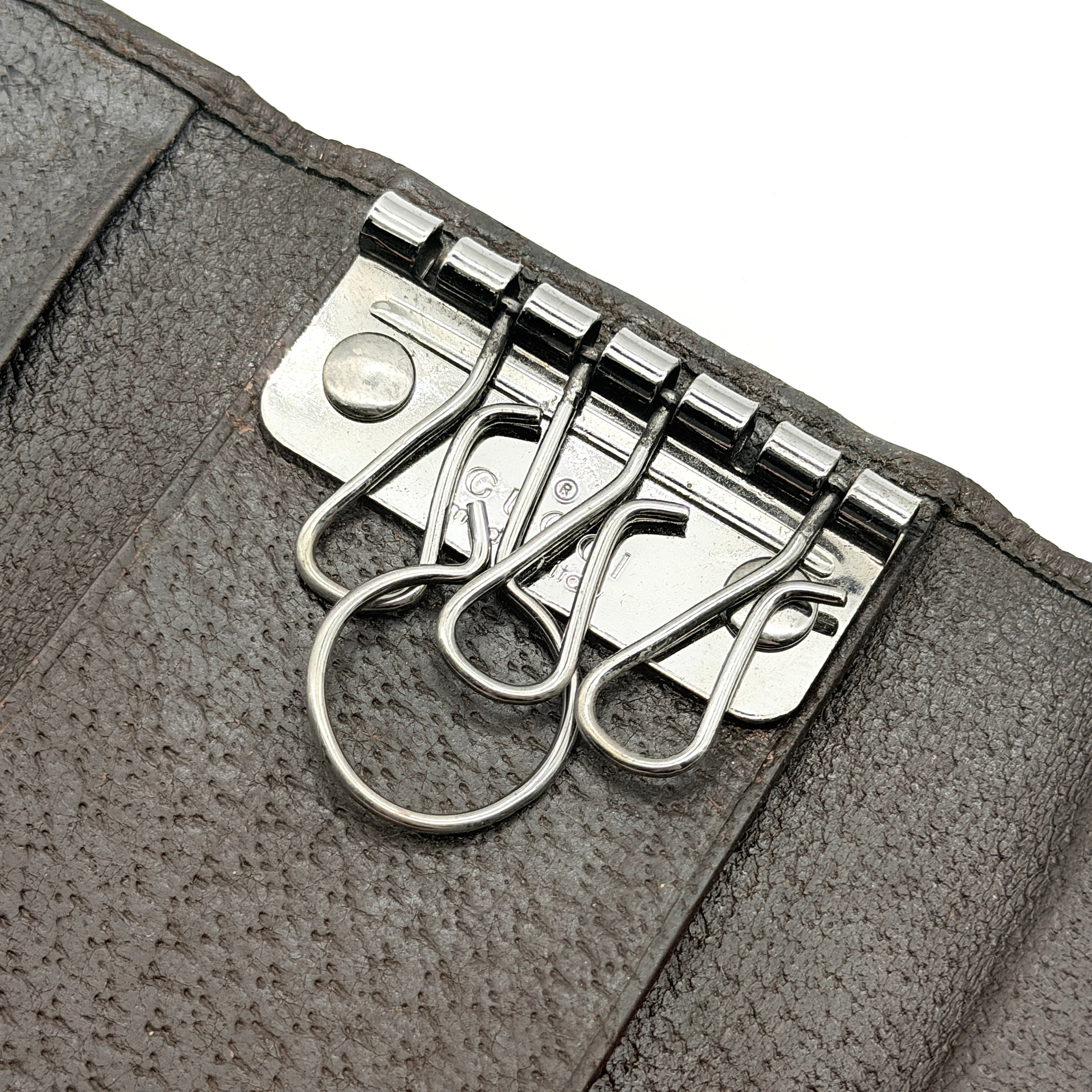 Gucci GG Monogram Key Case Beige/Brown