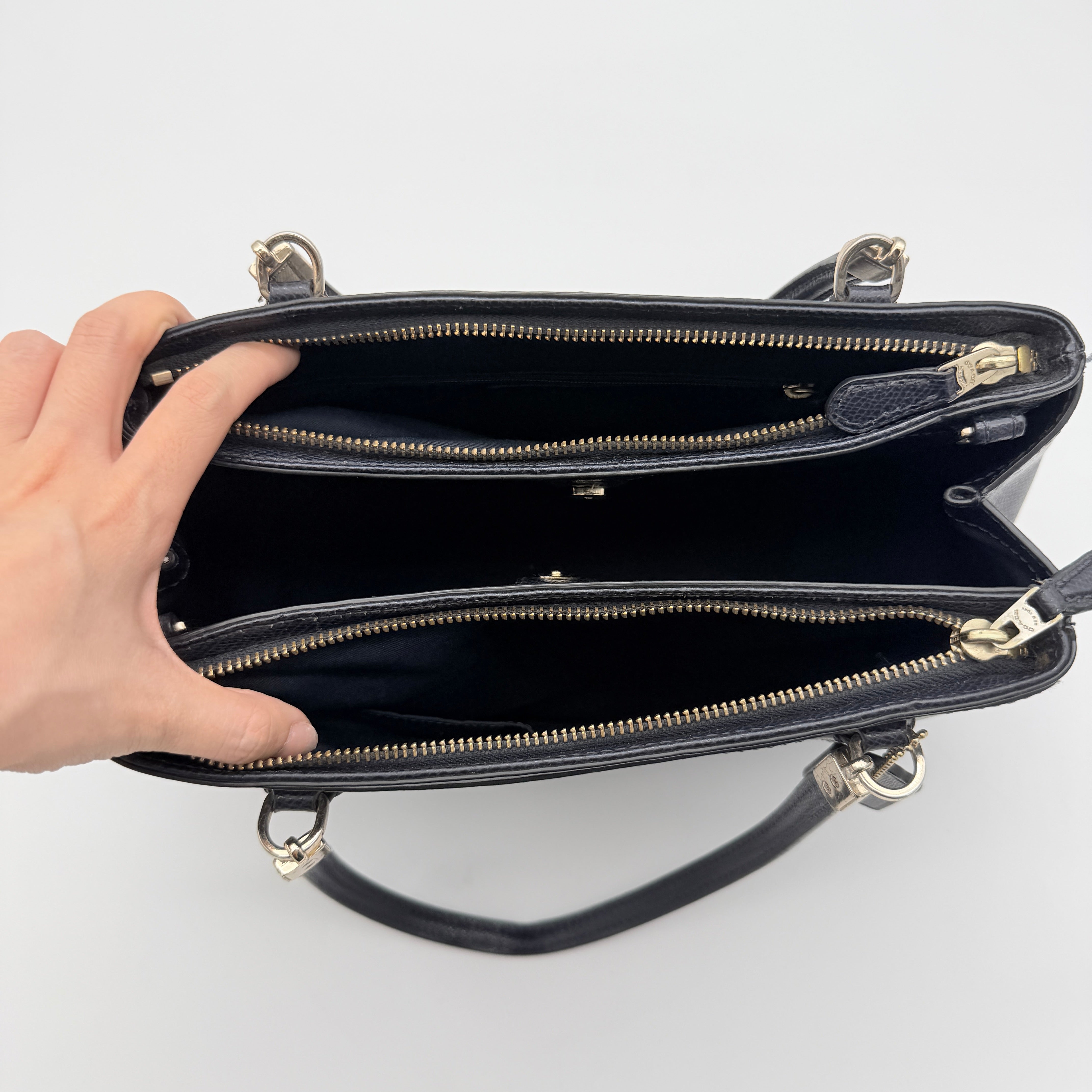 Coach 2Way Christie Carryall Handbag Black