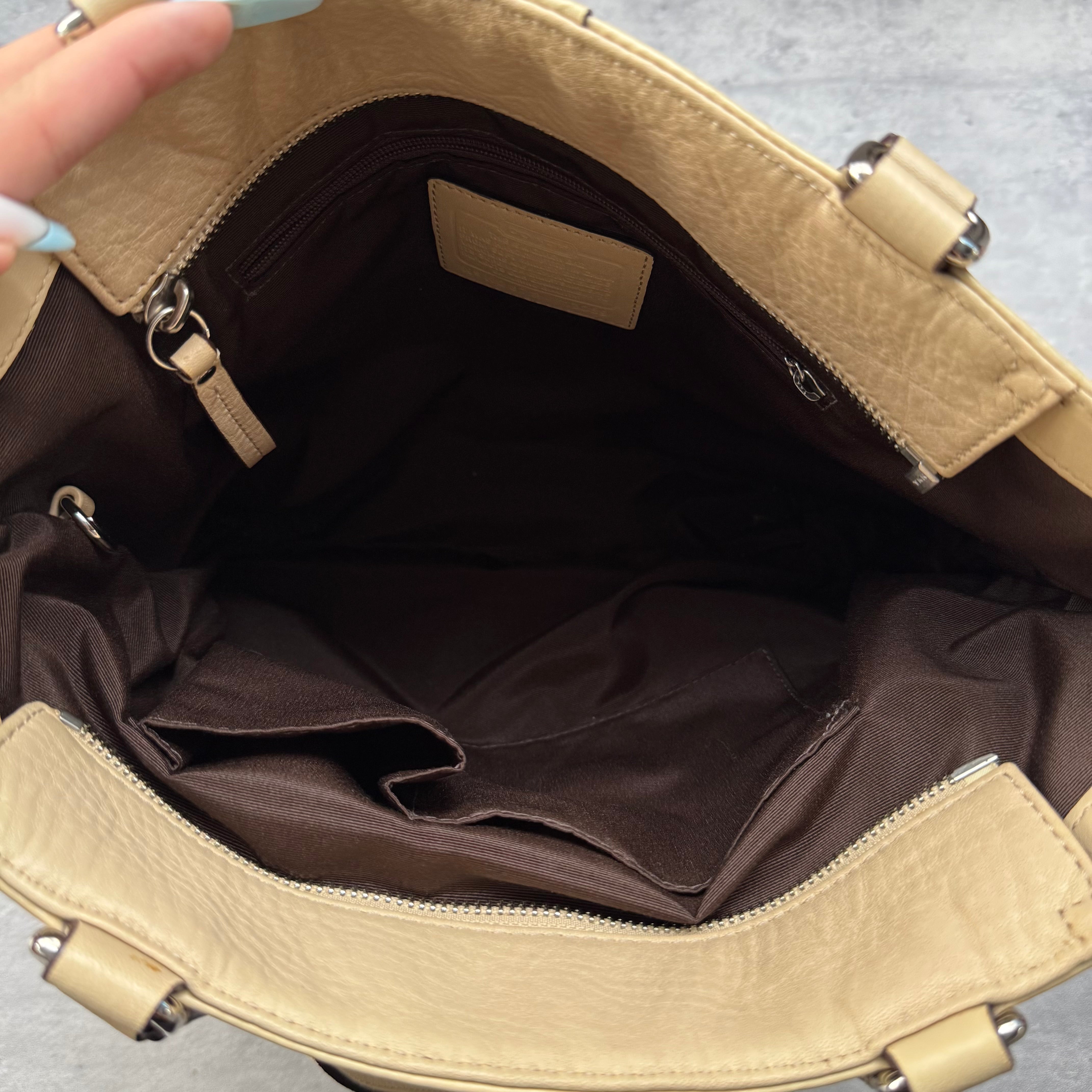 Coach Hamilton Tote Bag Cream