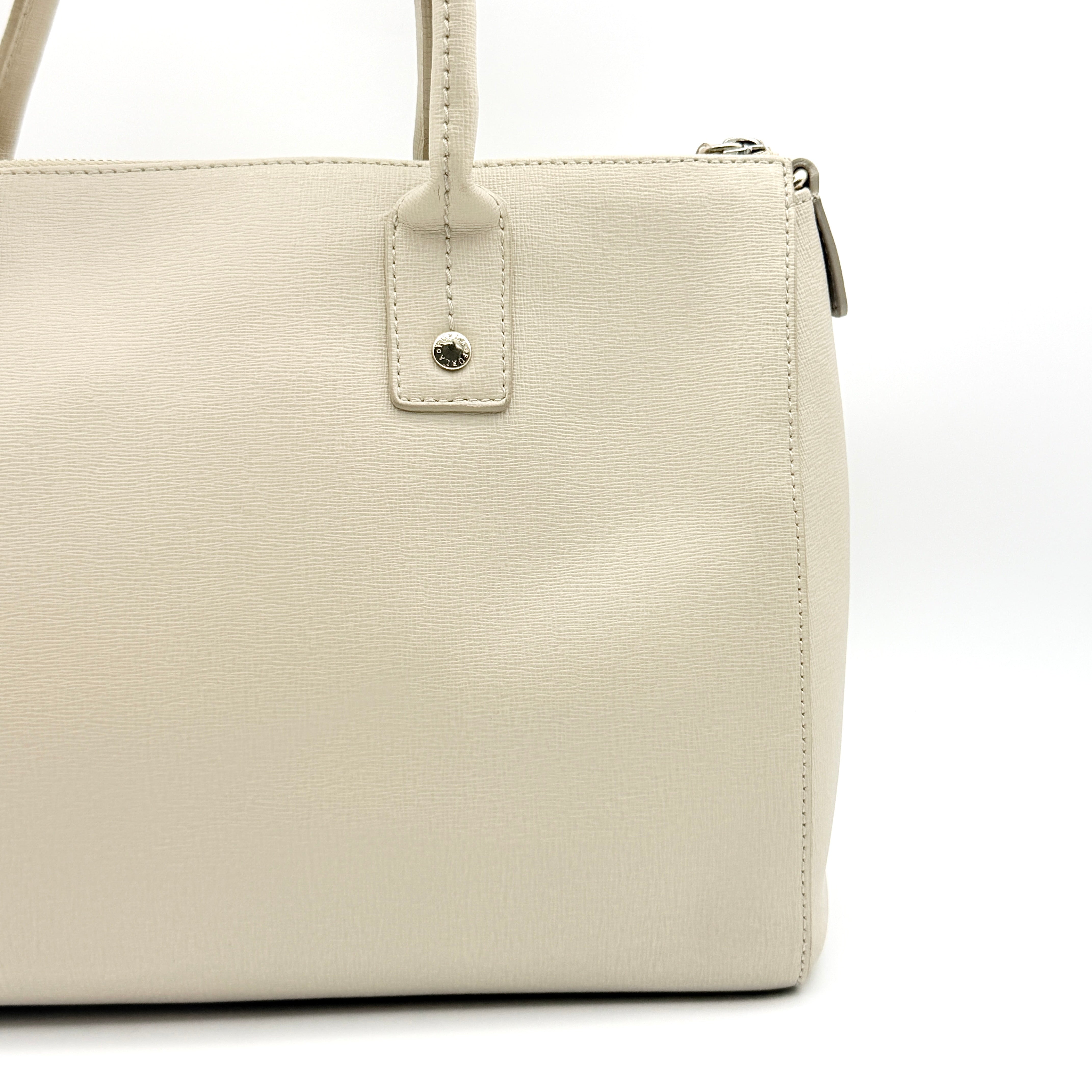 Furla Linda Satchel Handbag Beige