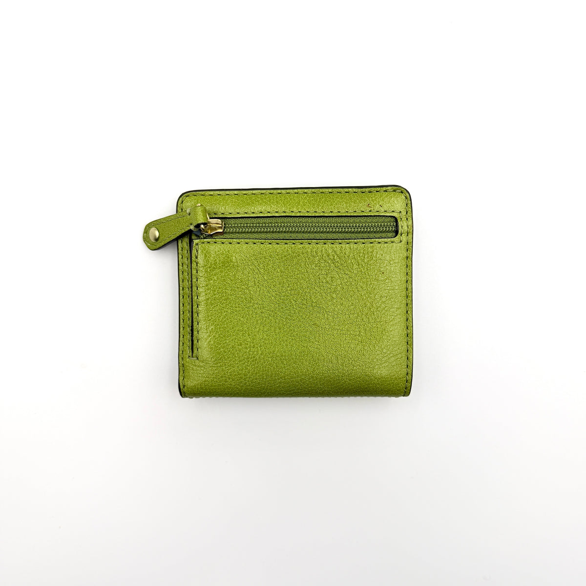 Coach Madison Leather Card Case Green/Blue