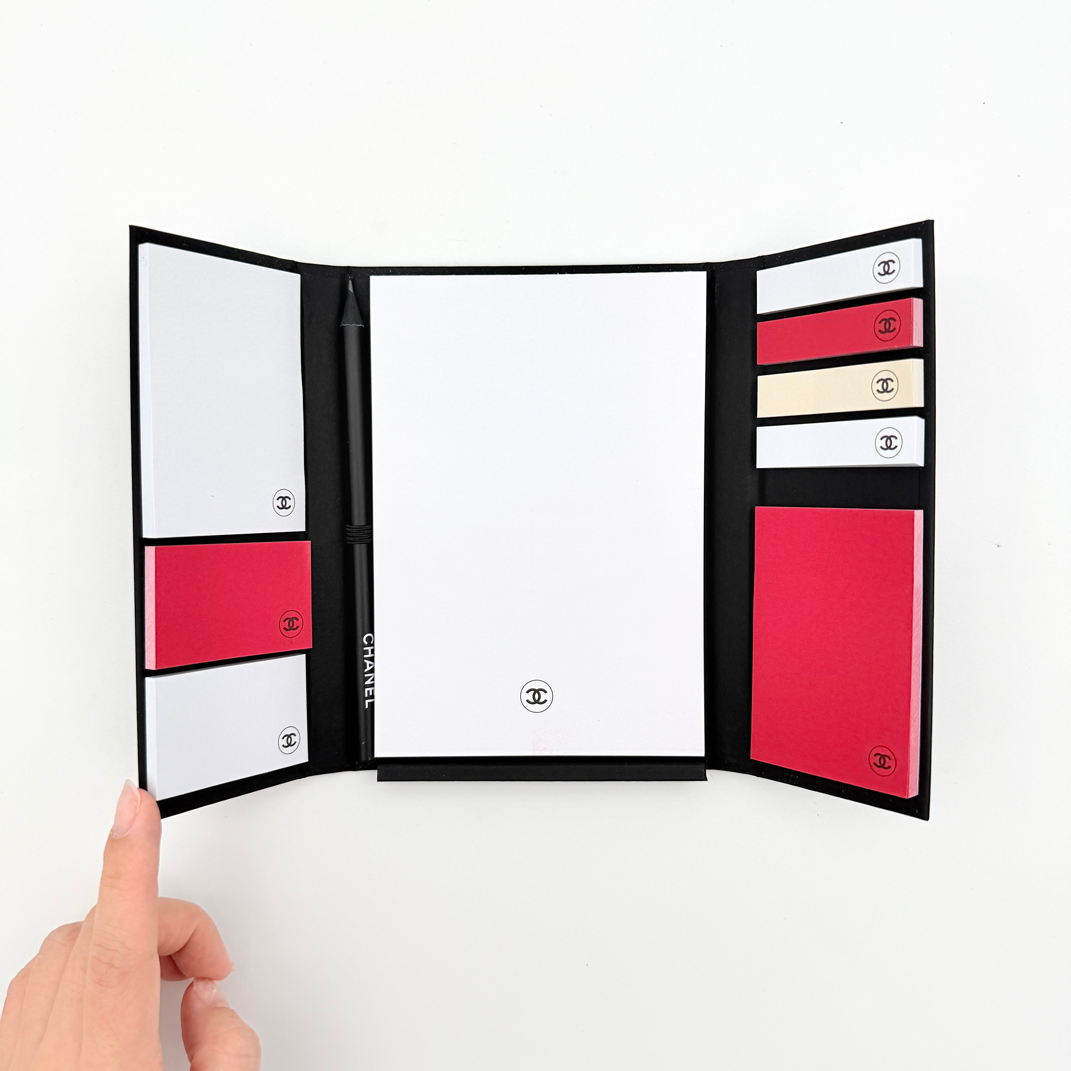 Chanel La Collection Novelty Book Stationary Set