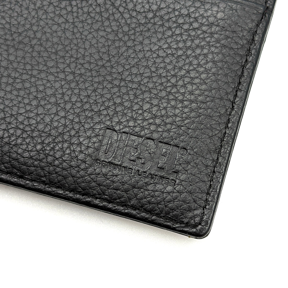 Diesel Johnny Leather Card Holder Black