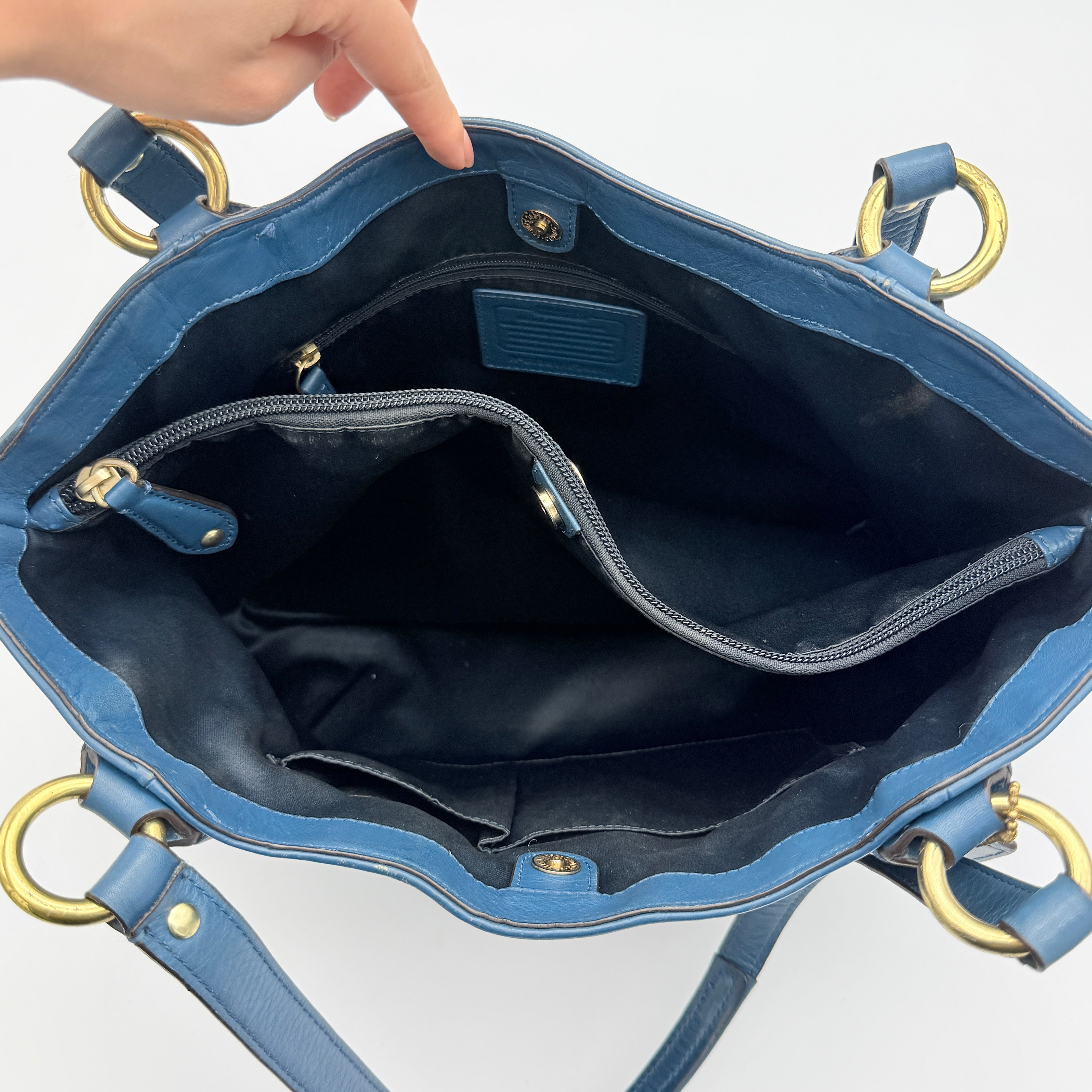 Coach Campbell Belle Hobo Shoulder Bag Blue