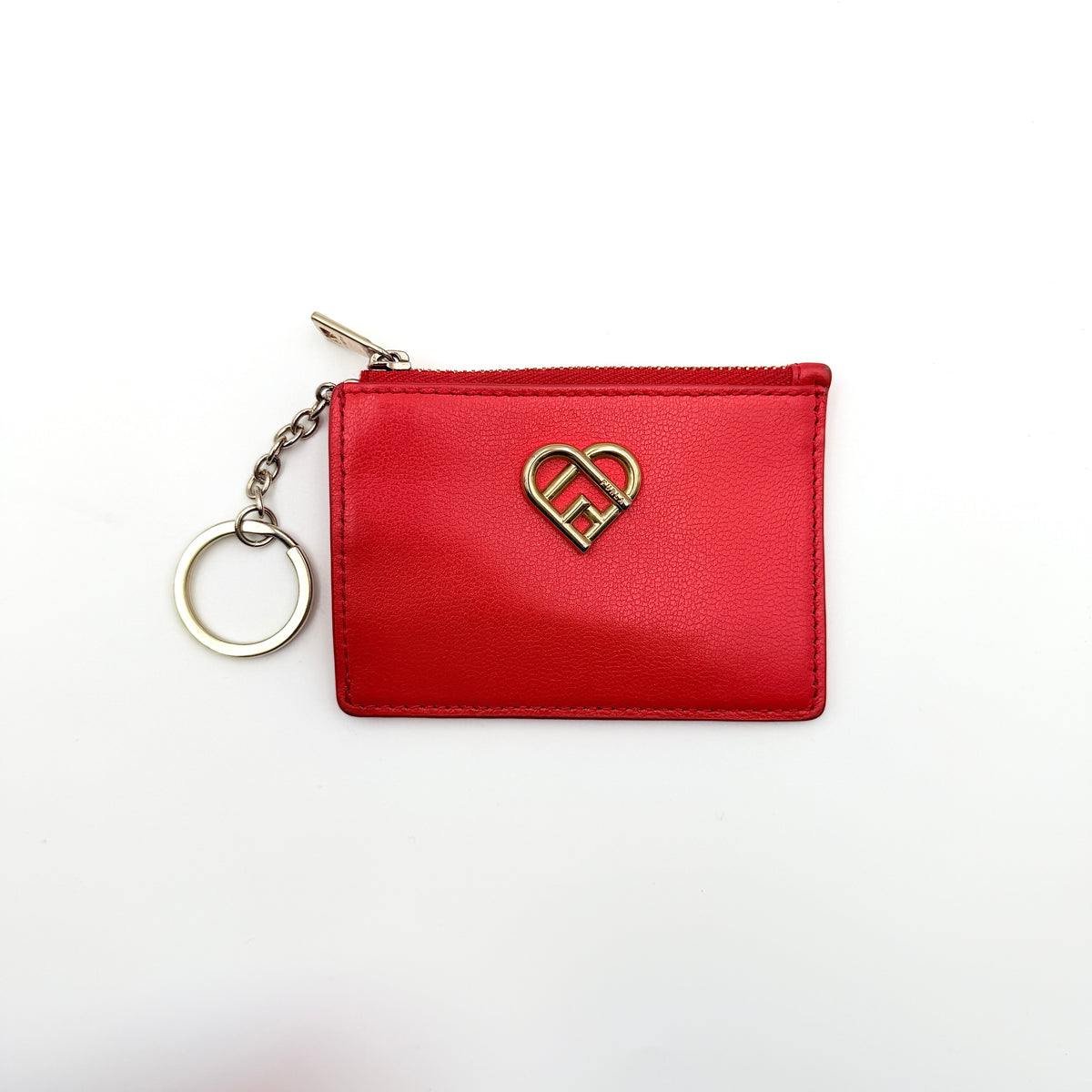 Furla My Joy Keyring Card Case Red