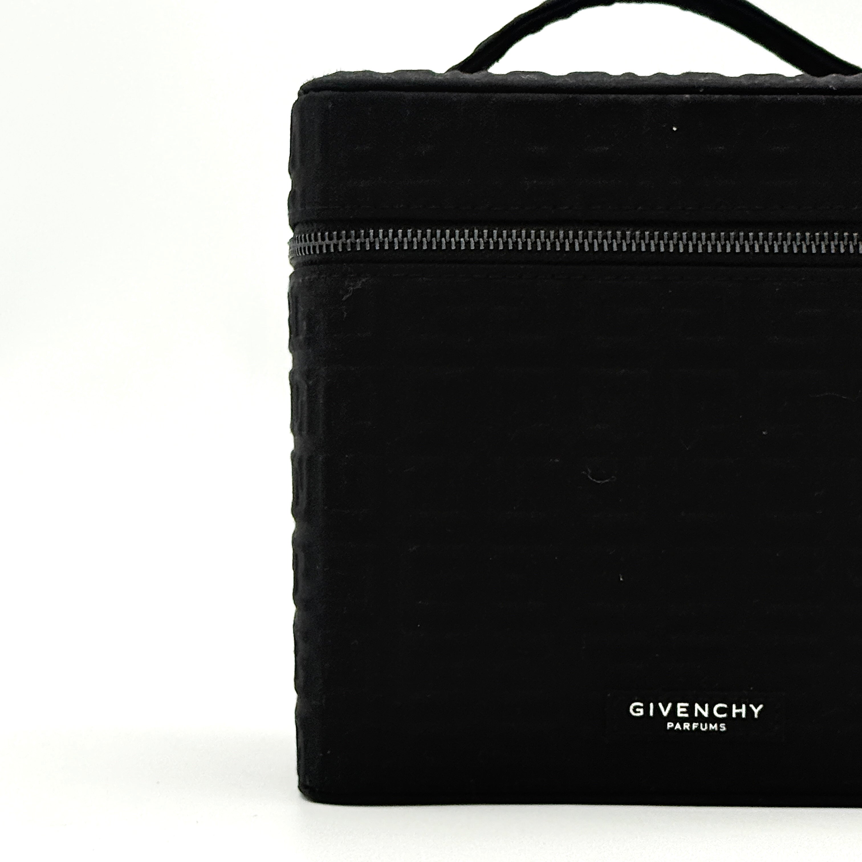 Givenchy 4G Monogram Embossed Logo Vanity Bag Black