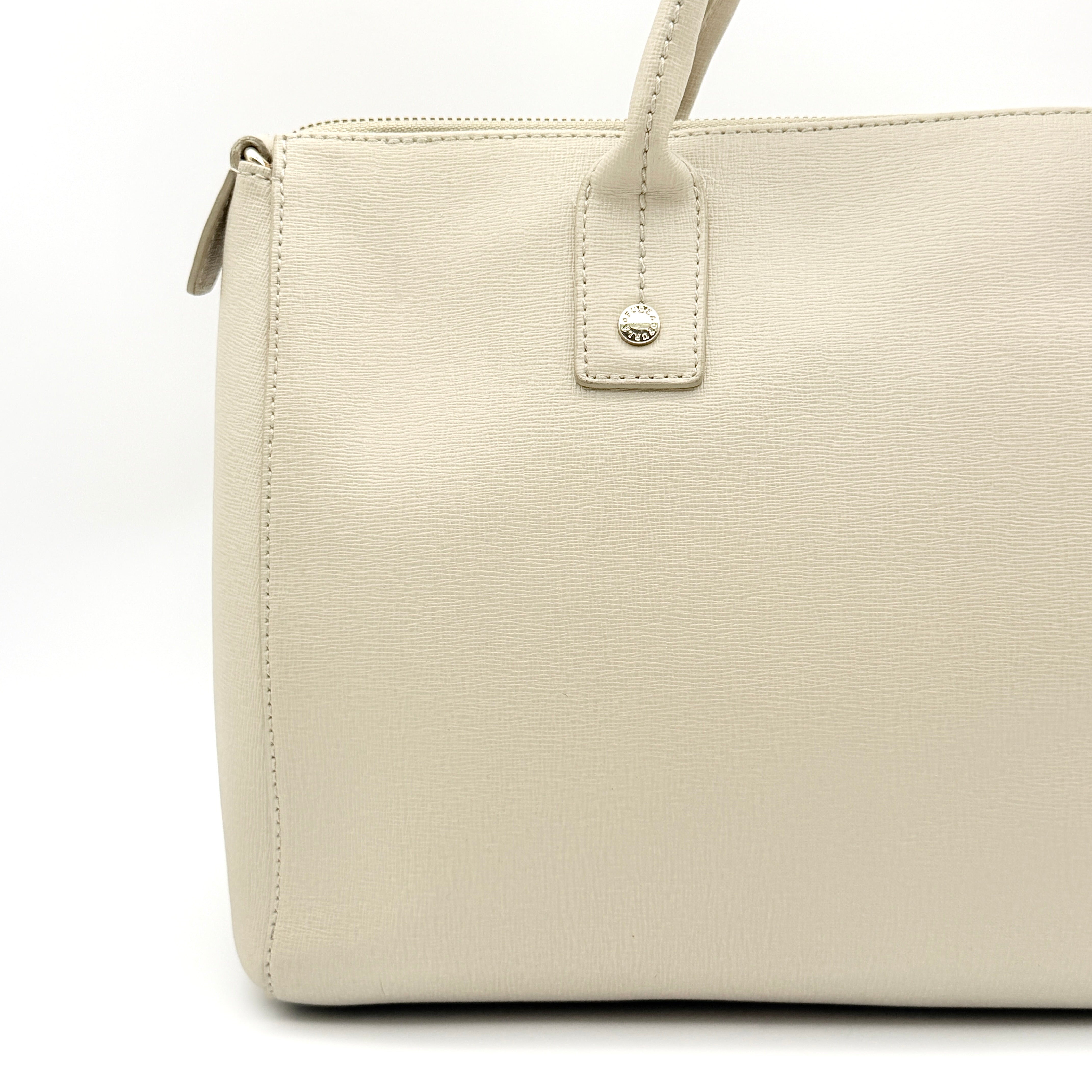 Furla Linda Satchel Handbag Beige