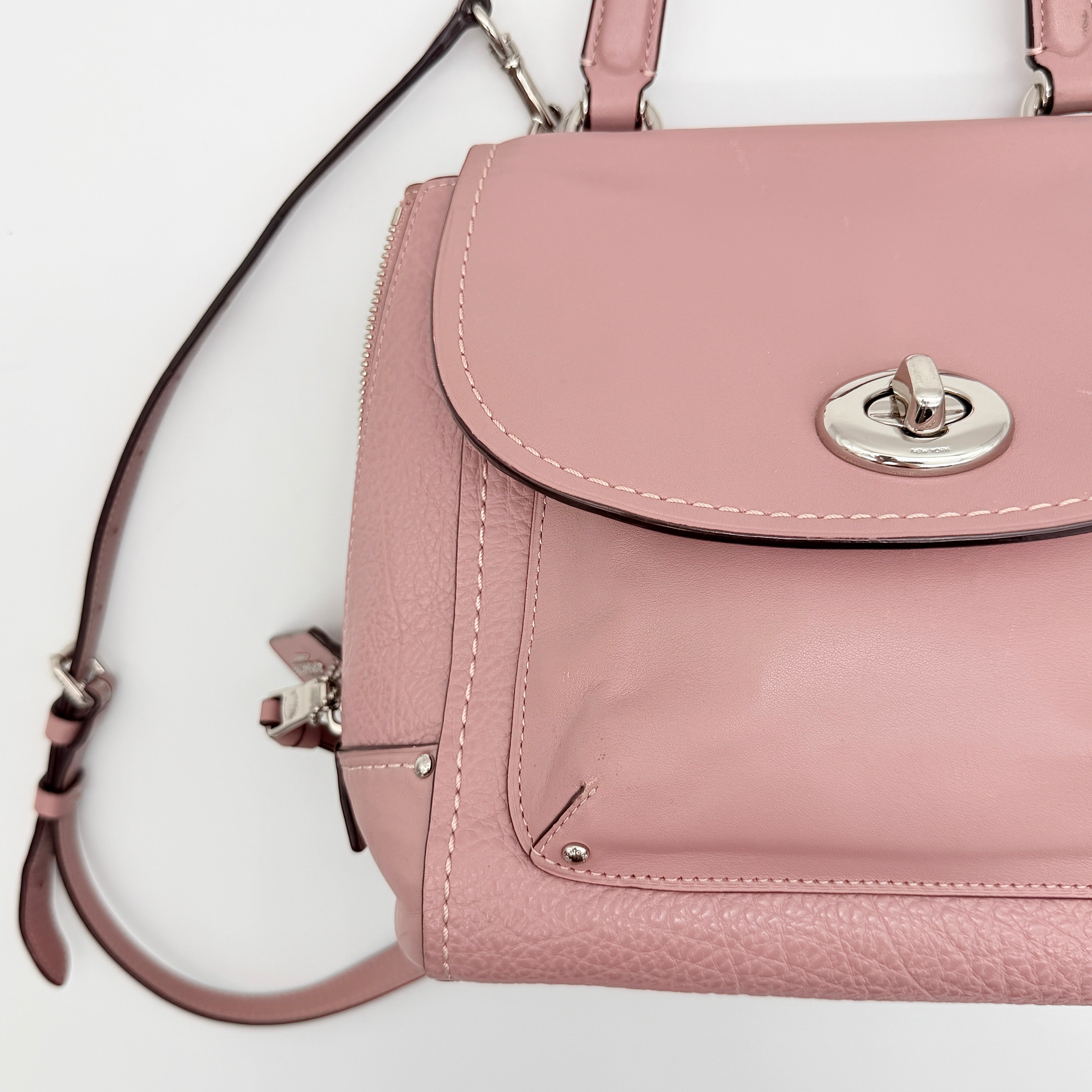 Coach Faye Convertible Backpack Dusty Pink