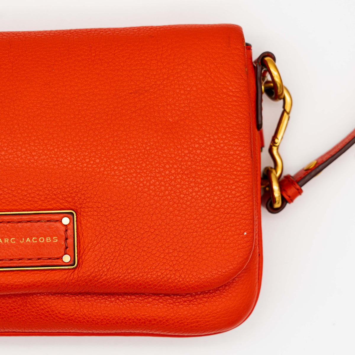 Marc Jacobs Too Hot to Handle Flap Percy Crossbody Bag Burnt Orange