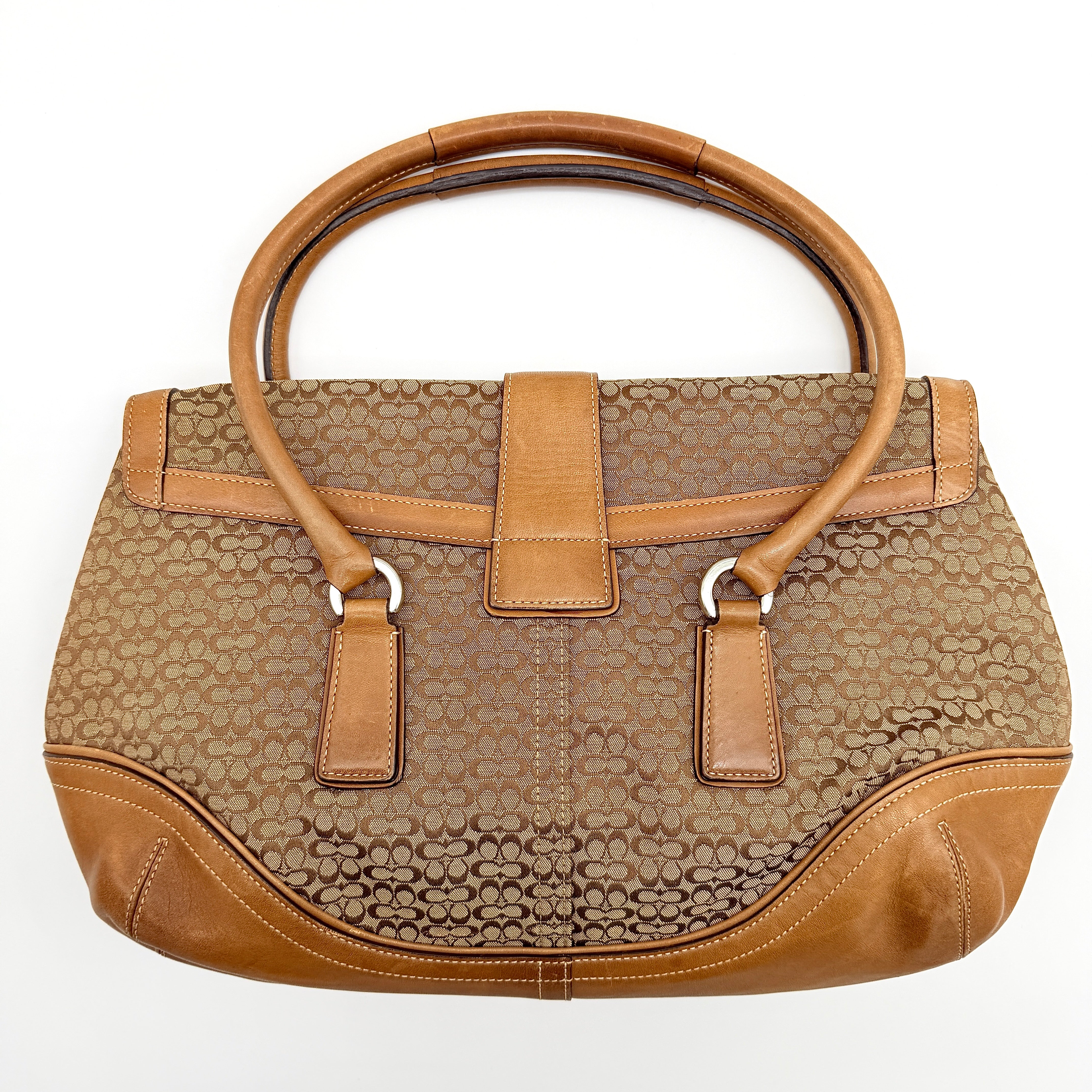 Coach Y2K Signature Soho Shoulder Bag Beige/Tan