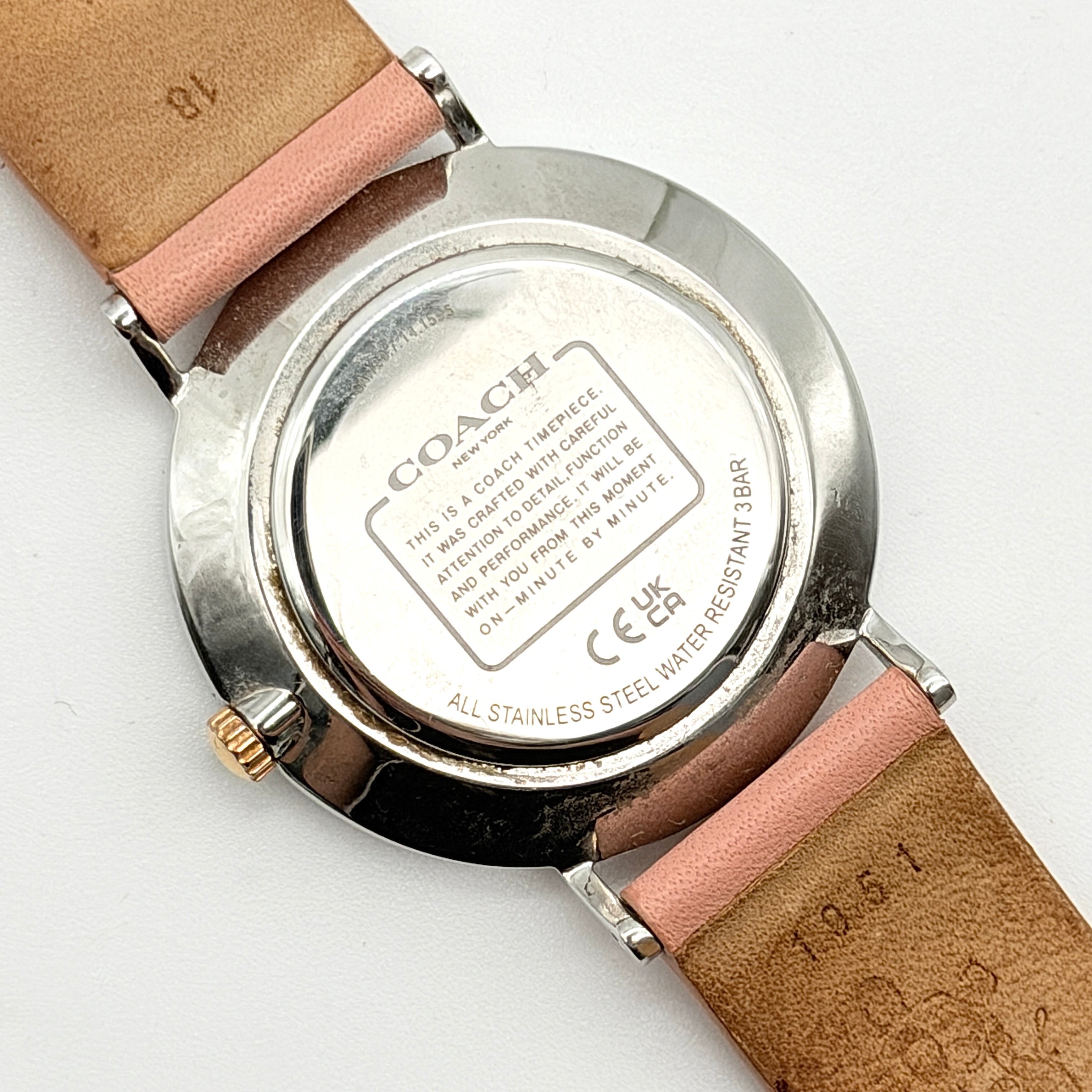 Coach Perry Watch Pink/Silver