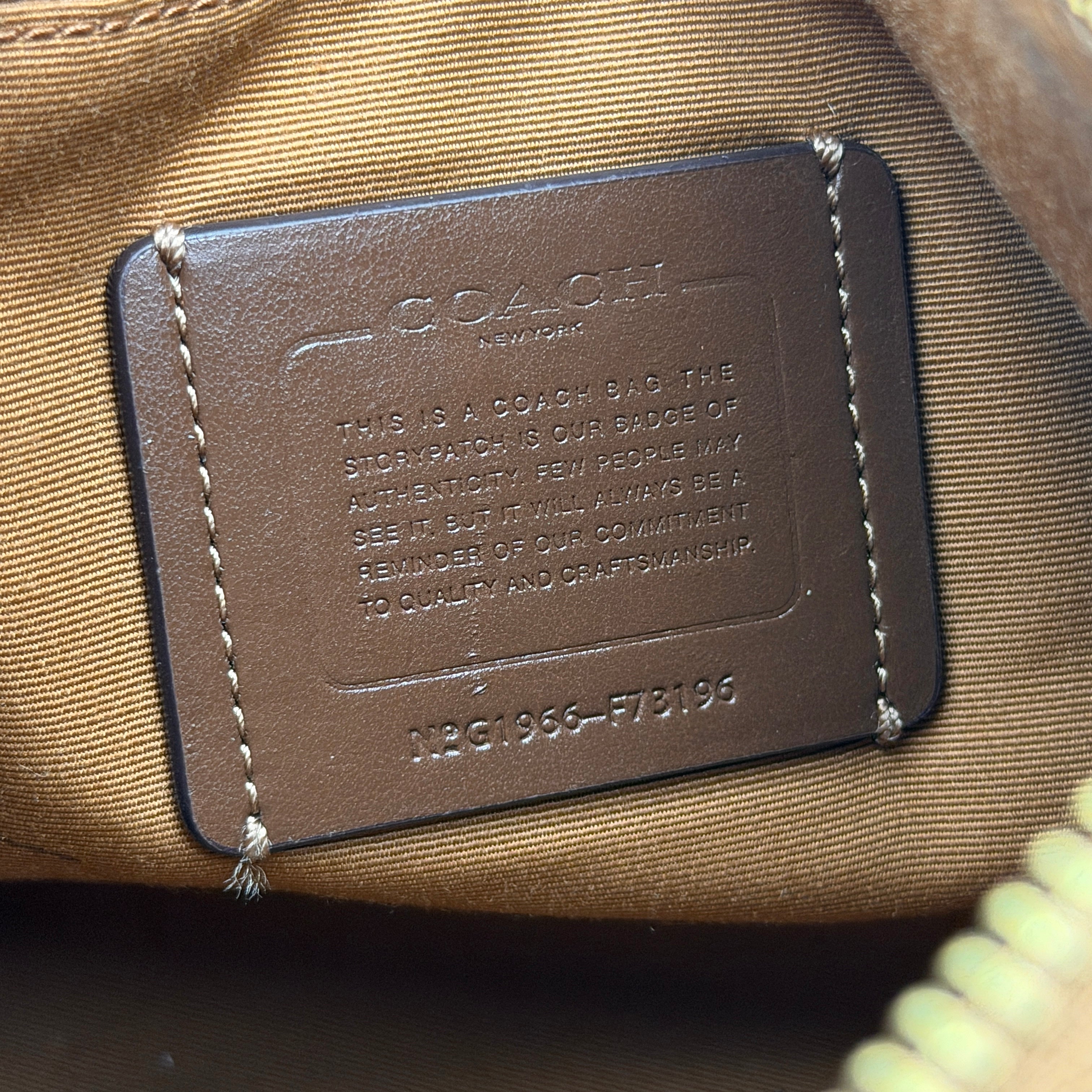 Coach 2Way Mia Shoulder Bag Brown