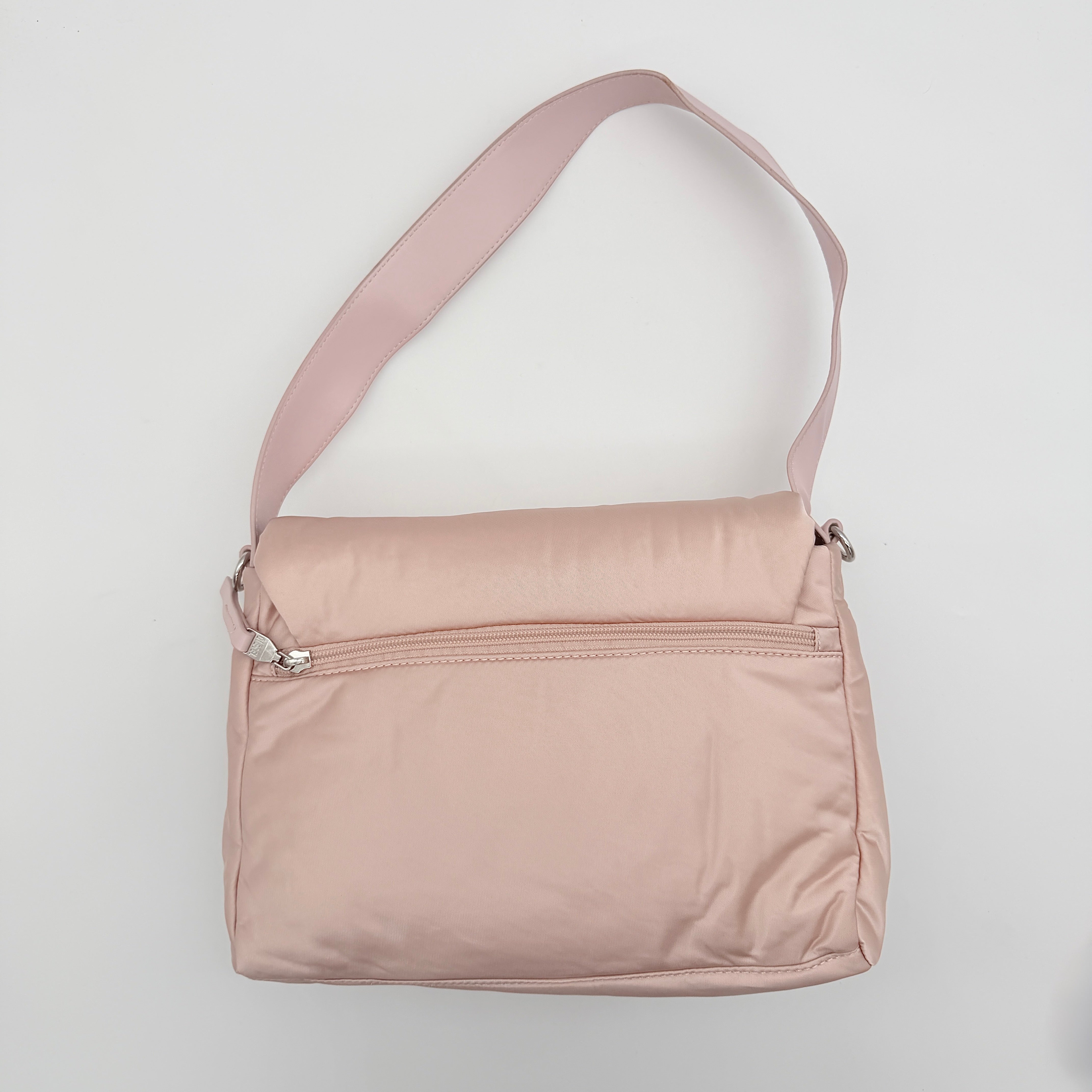 Diesel 2Way Embroidered Padded Shoulder Bag Pink