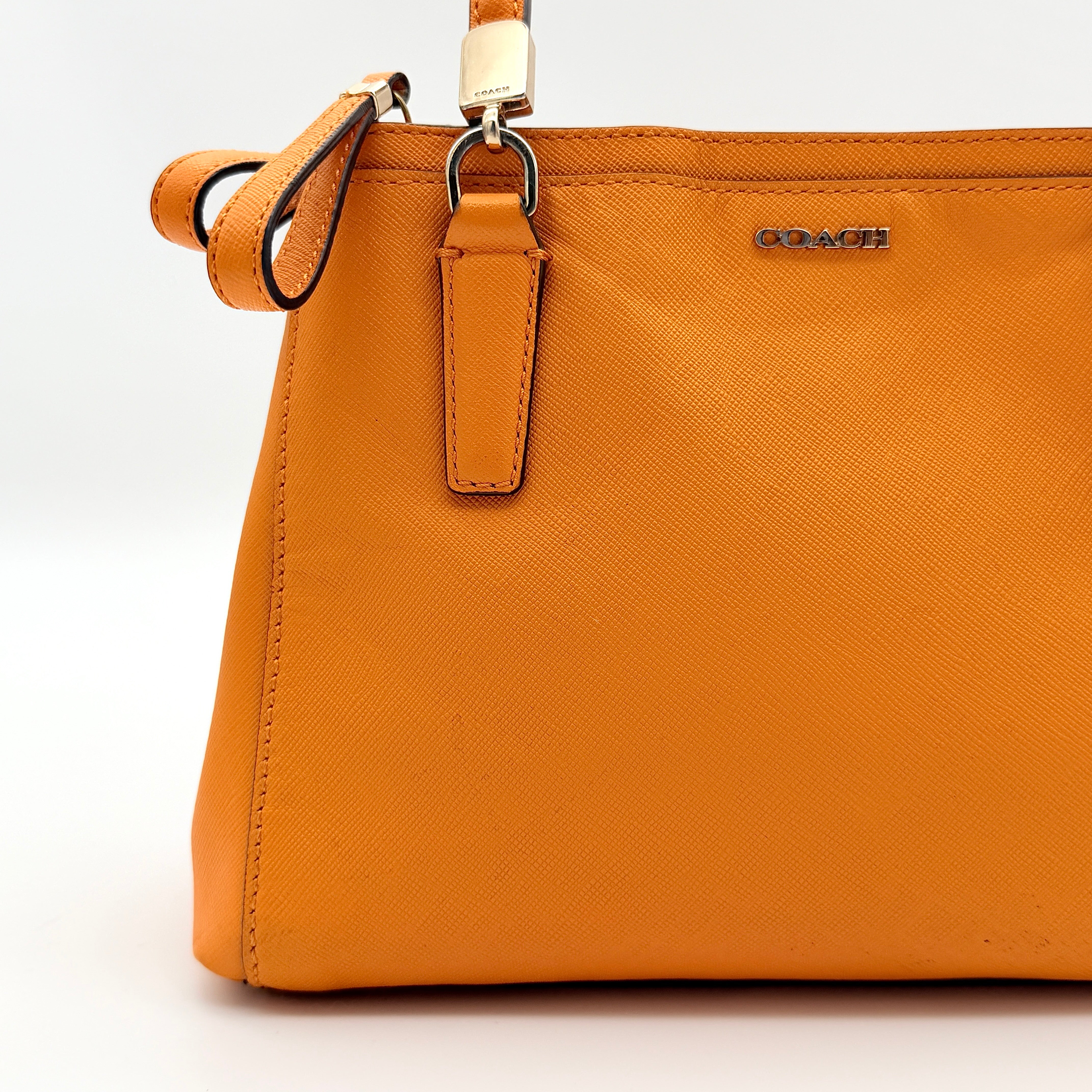 Coach Christie Carryall Handbag Orange