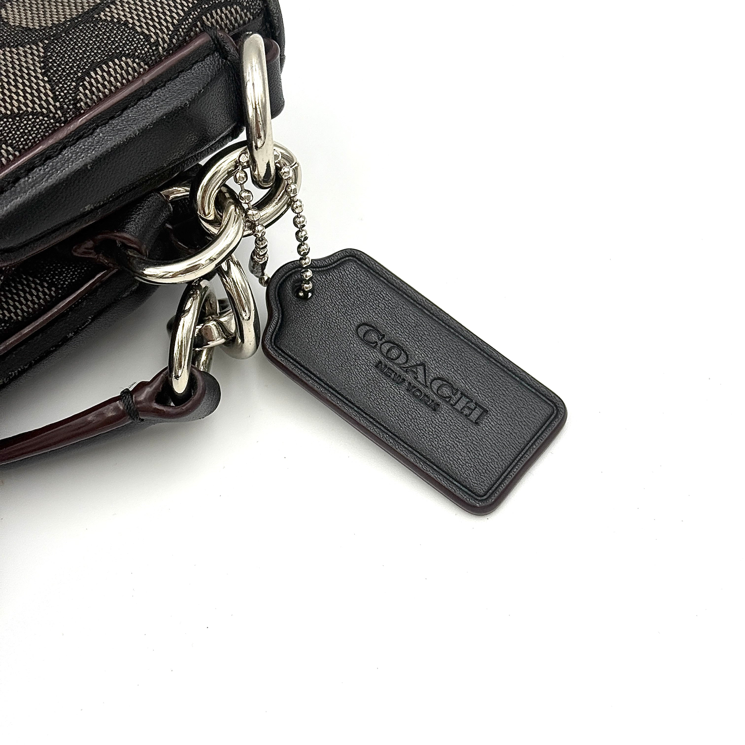 Coach Signature Phoebe Shoulder Bag Grey/Black