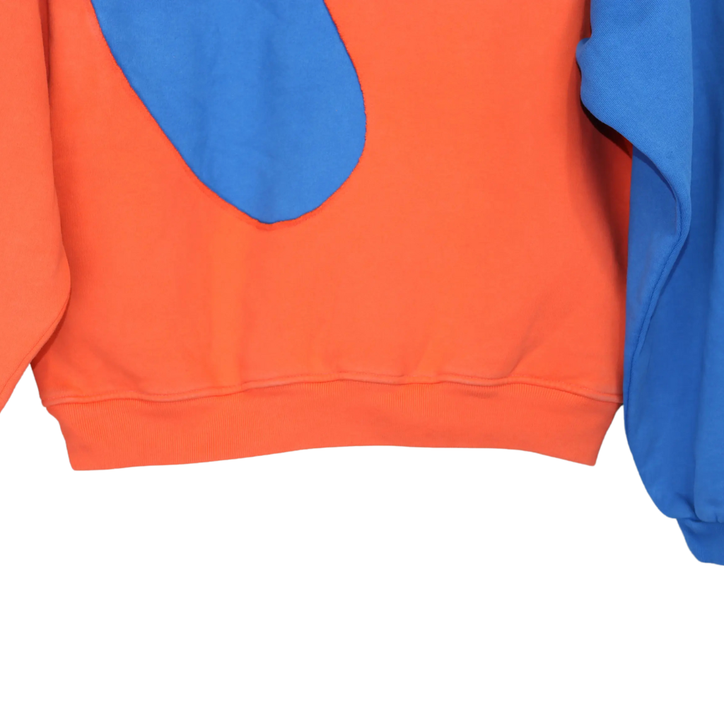 ERL Waves Two-Tone Hoodie Blue/Orange