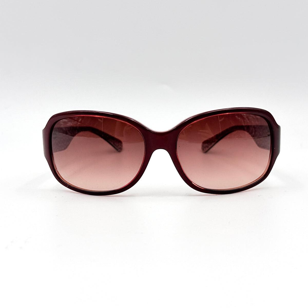 Coach Marlow (S787A) Crystal Floral Sunglasses Burgundy