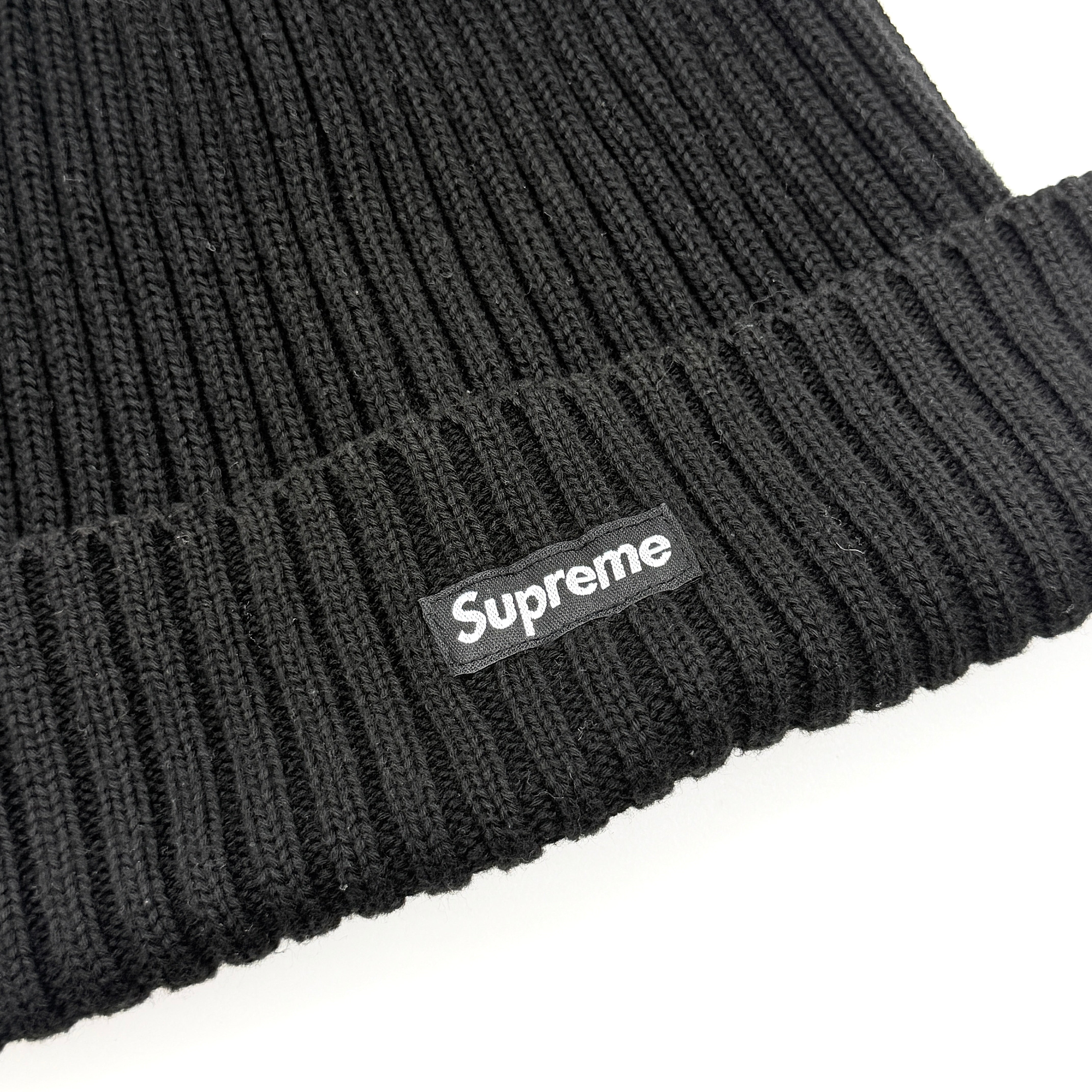 Supreme Overdyed Beanie Black