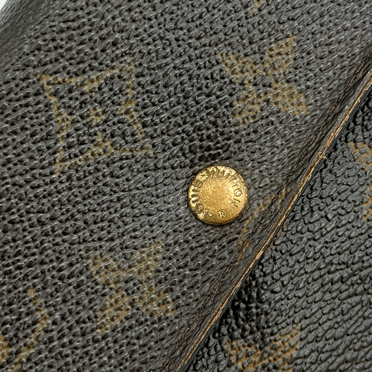 Louis Vuitton Monogram Sarah Long Wallet Brown