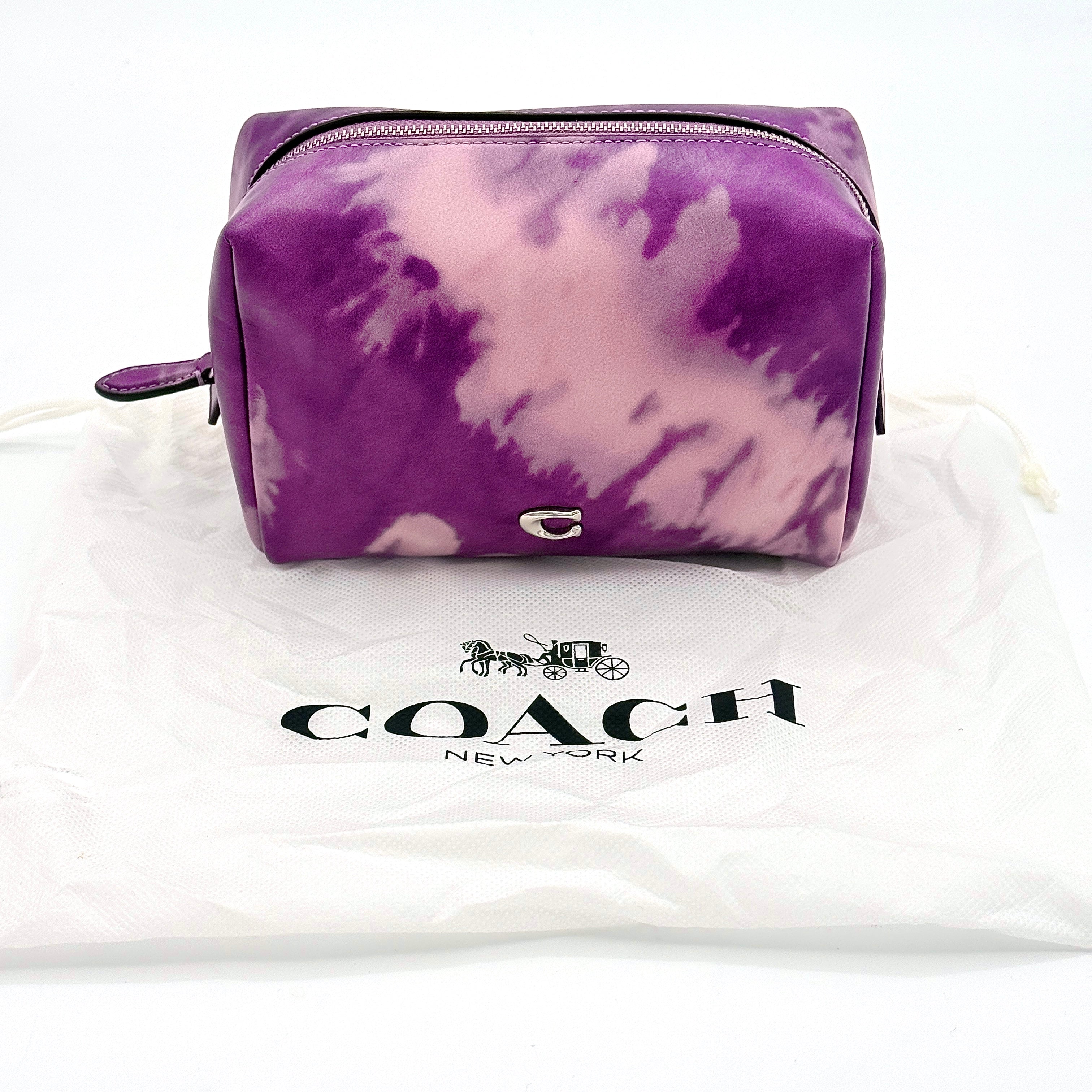Coach Essential Cosmetic Pouch Tie-Dye Purple