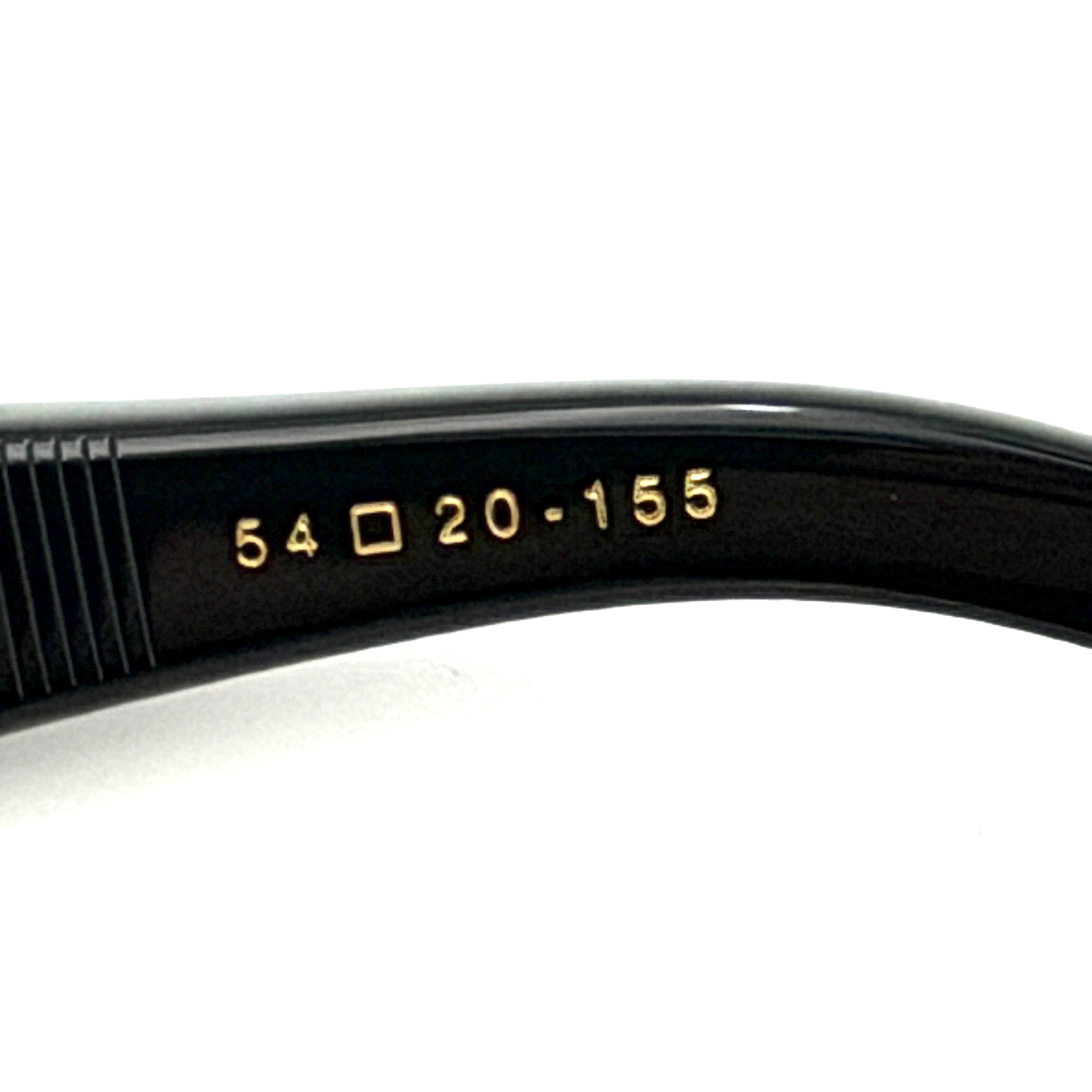 DITA Sequoia DRX-2086 black square-frame sunglasses with gold-tone accents and branded case.