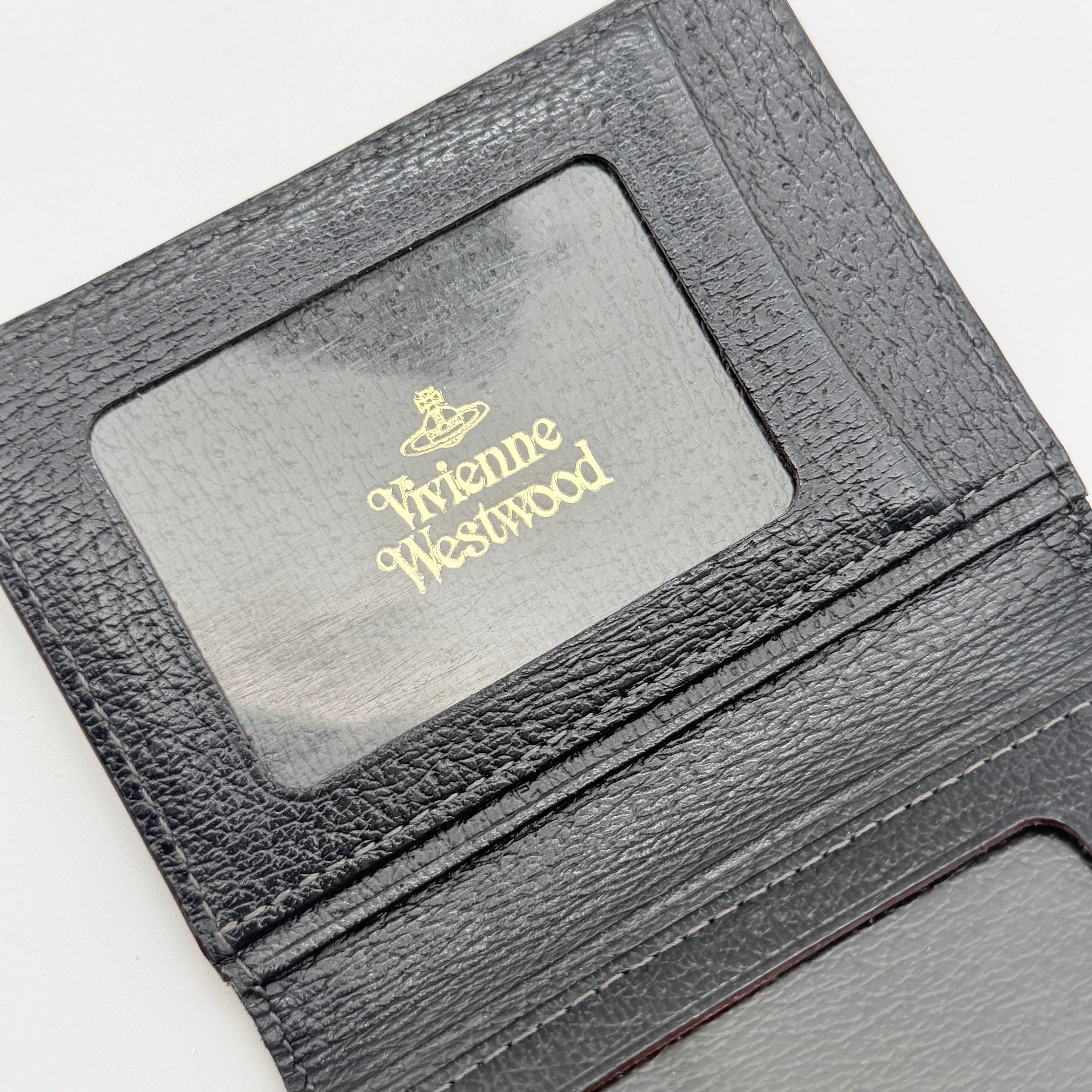 Vivienne Westwood Orb Flap Cardholder Black/Gold