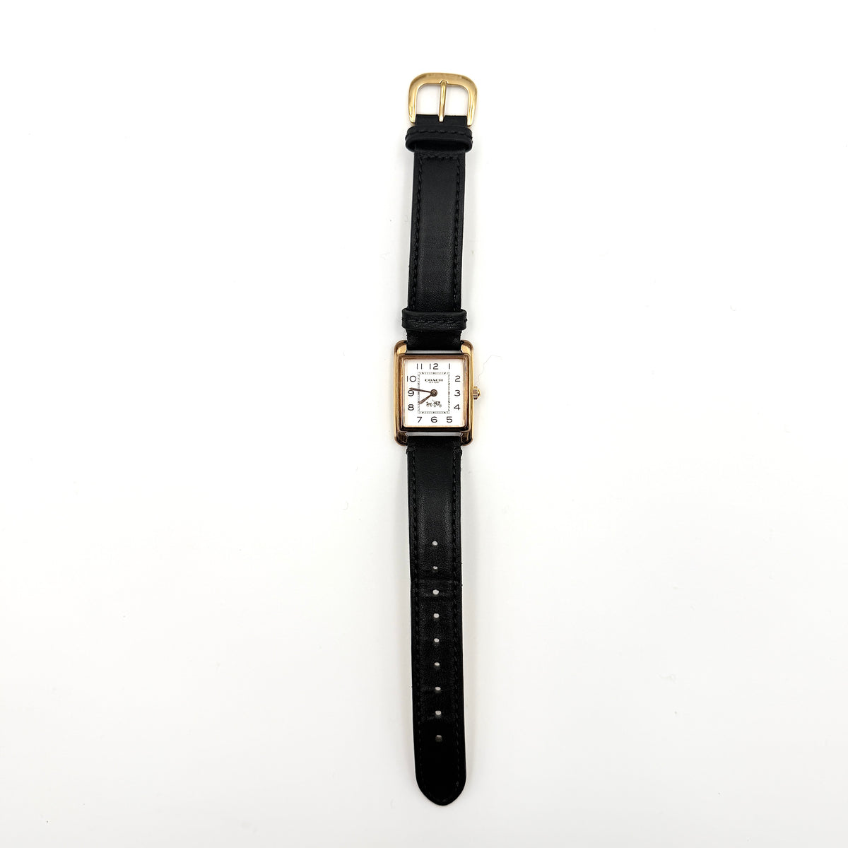 Coach CA.88.7.34.0913 Rectangular Watch Gold/Black