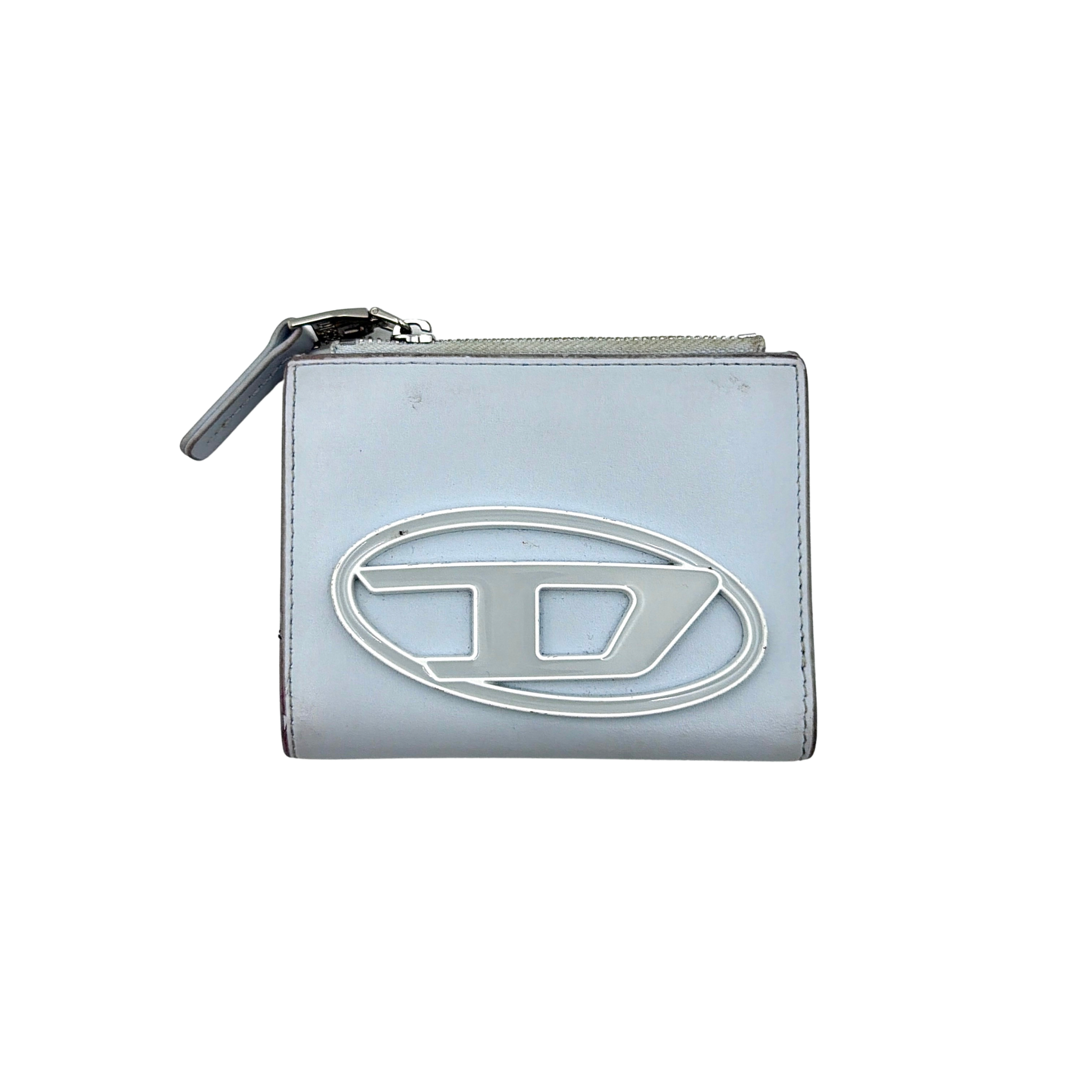 Diesel 1DR Wallet Silver