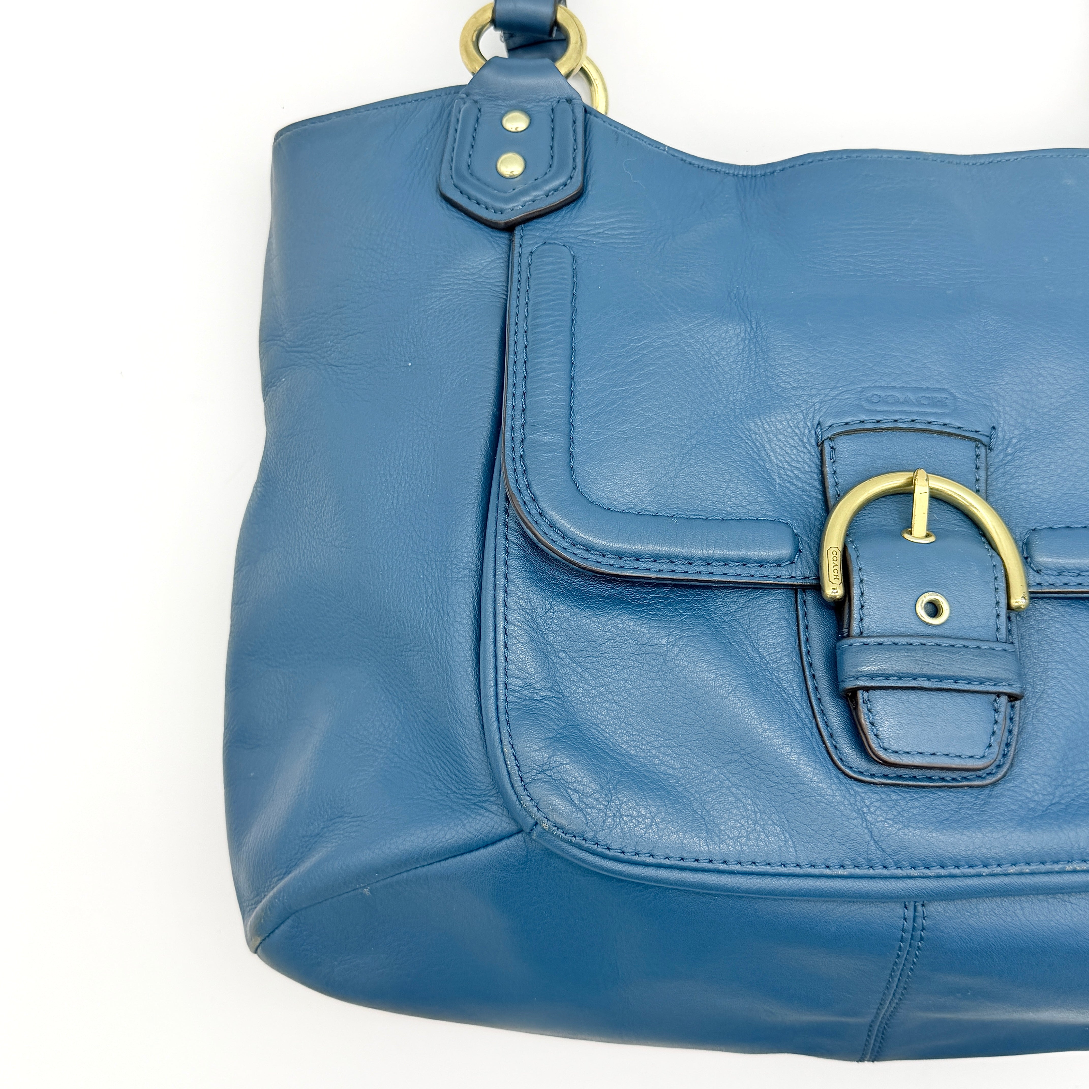 Coach Campbell Belle Hobo Shoulder Bag Blue