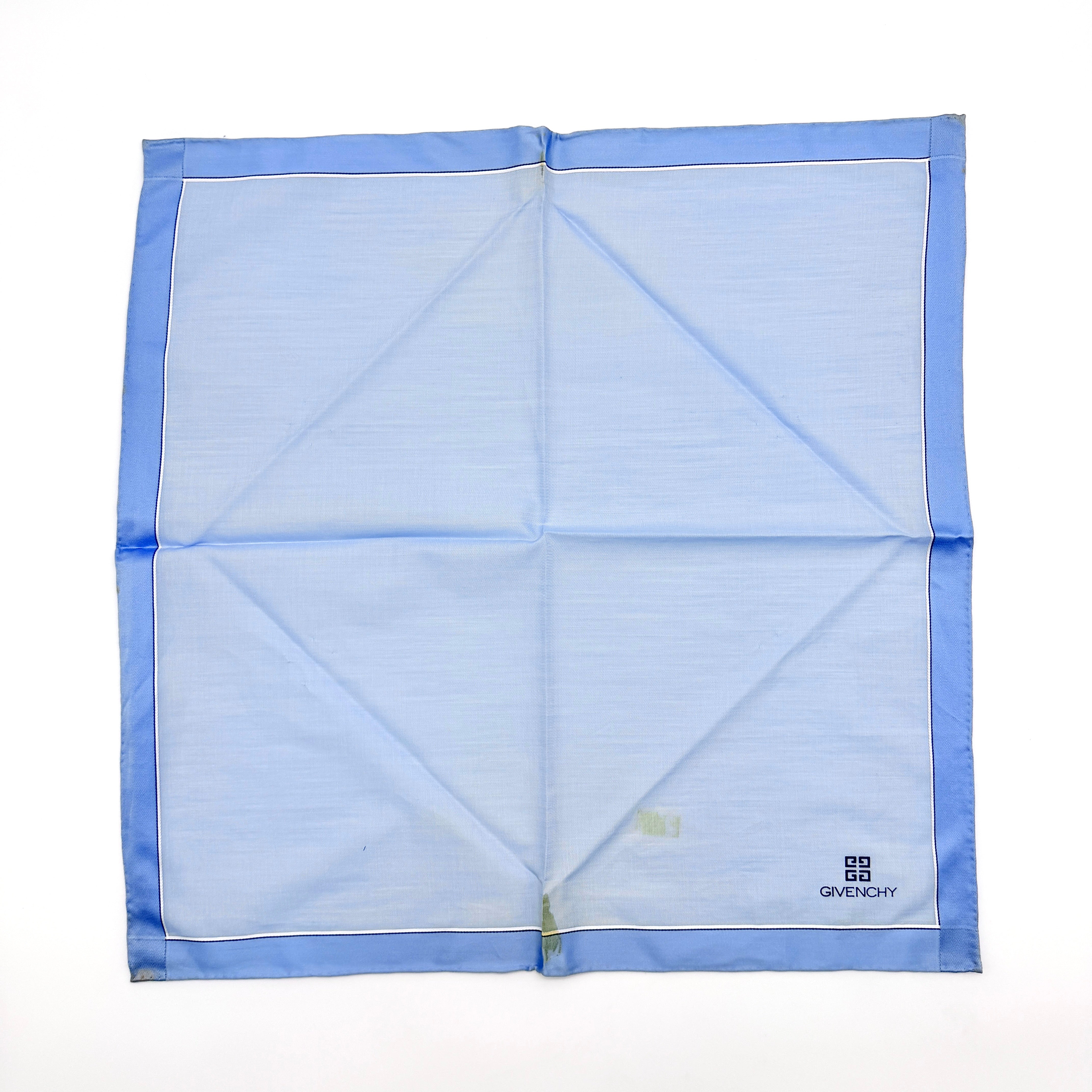 Givenchy Mouchoirs Cotton Bandana Handkerchiefs Set Blue (2)