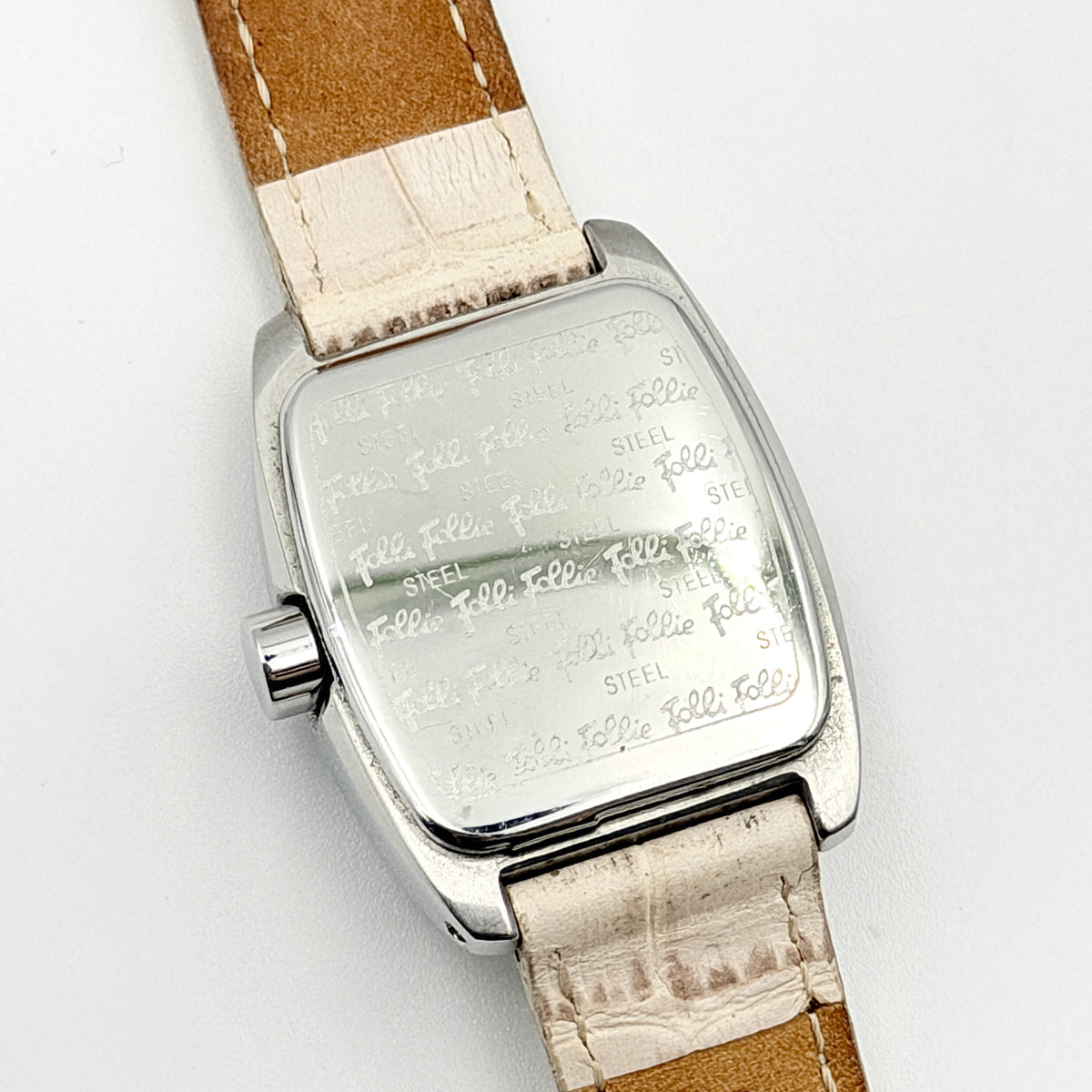 Folli Follie S922 Silver Dial Watch Beige