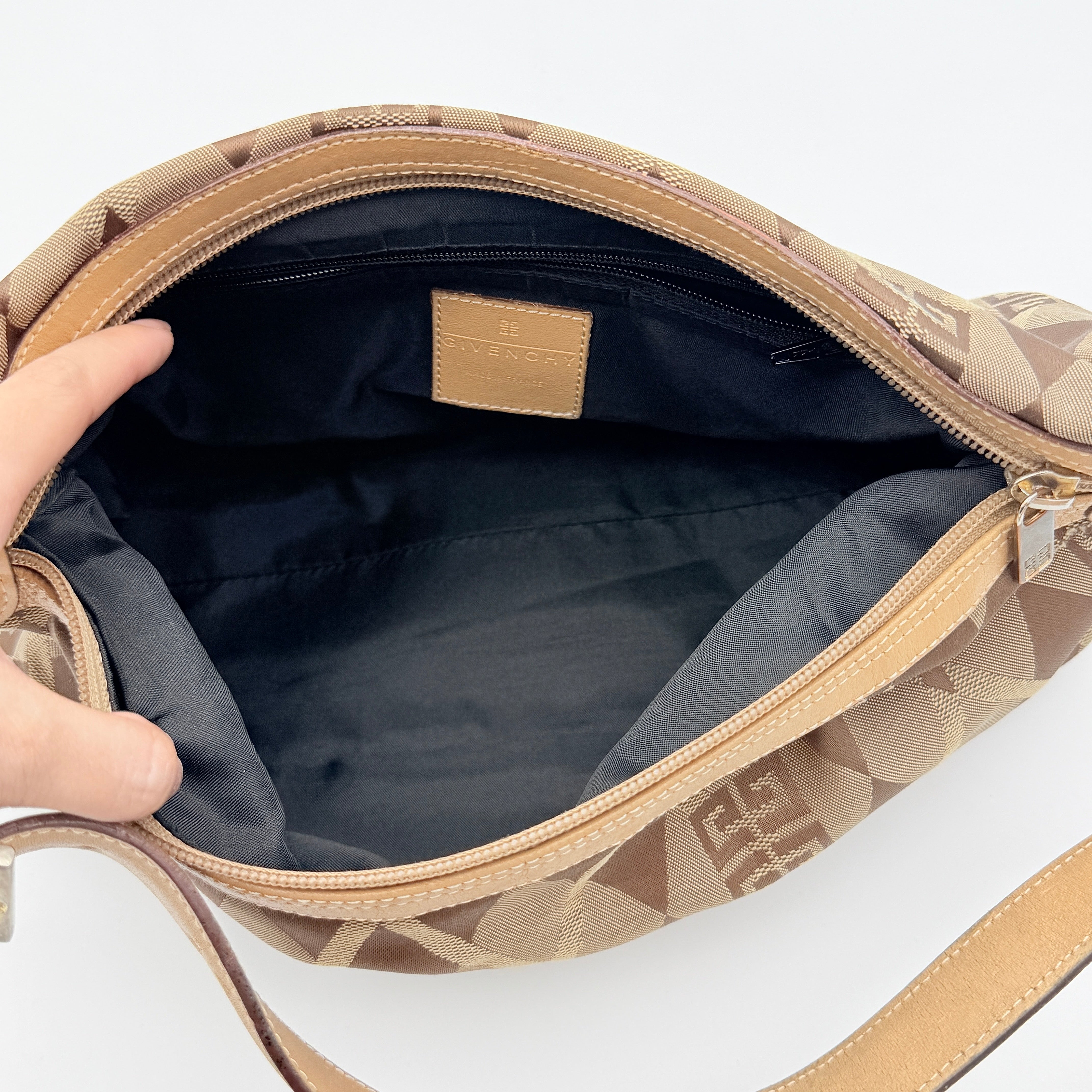 Givenchy 4G Monogram Shoulder Beige/Brown