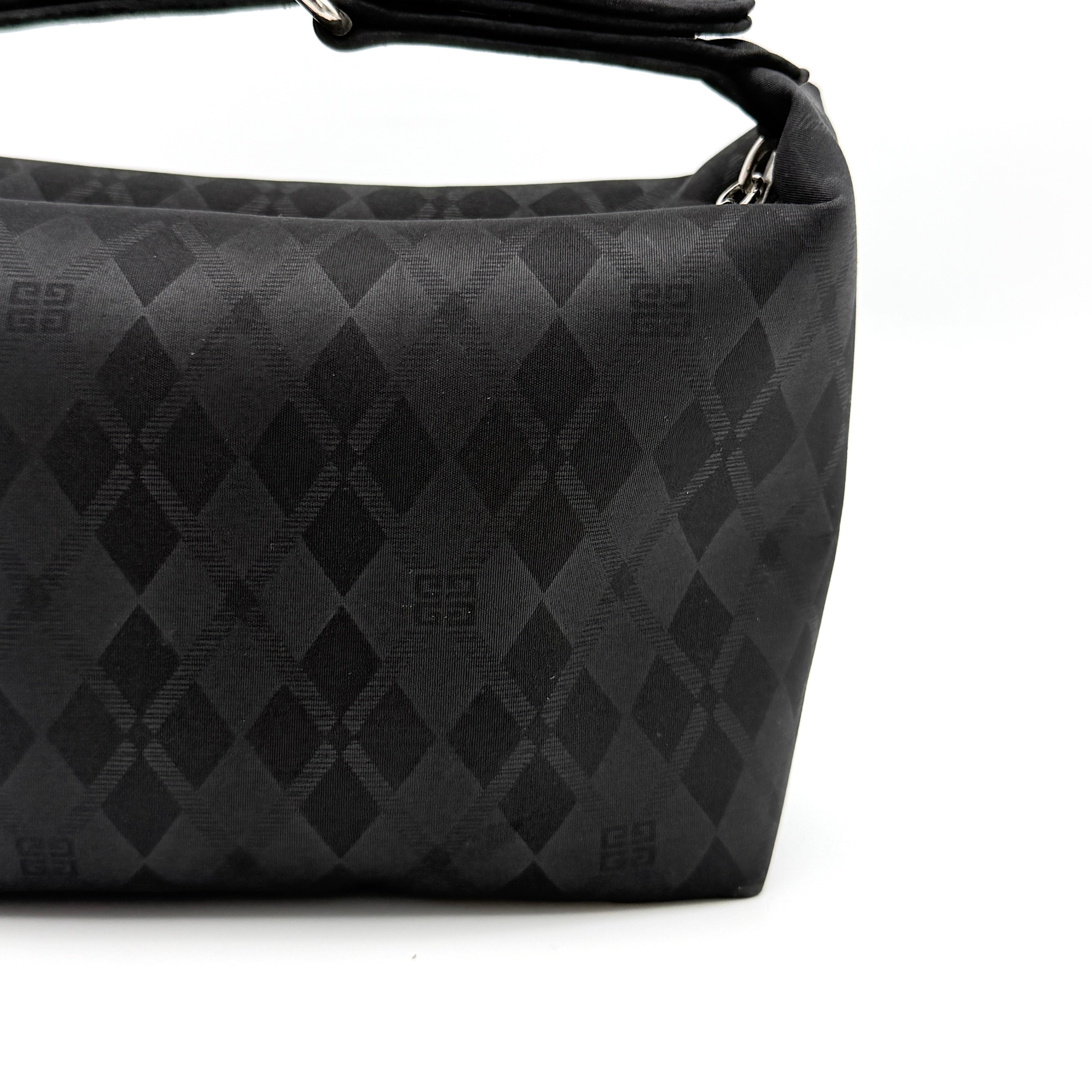 Givenchy 4G Rhinestone Mini Hobo Shoulder Bag Black