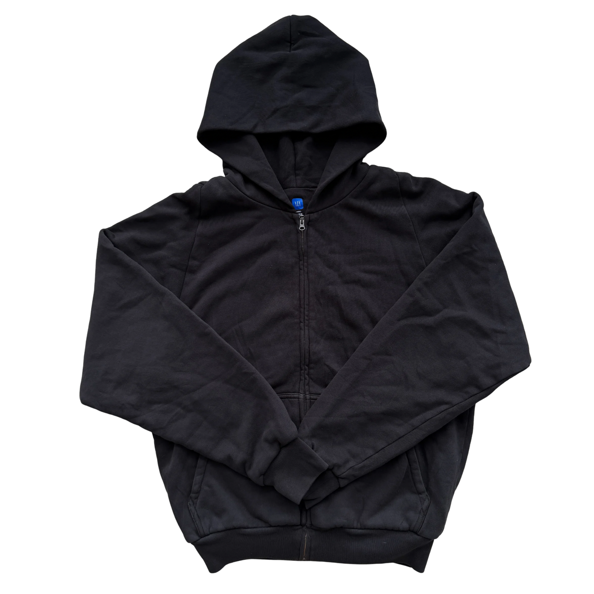 トップス YZY ZIP UP HOODIE Yeezy x Gap Zip Up Hoodie Black (S) | Elevated Studios Preloved Luxury