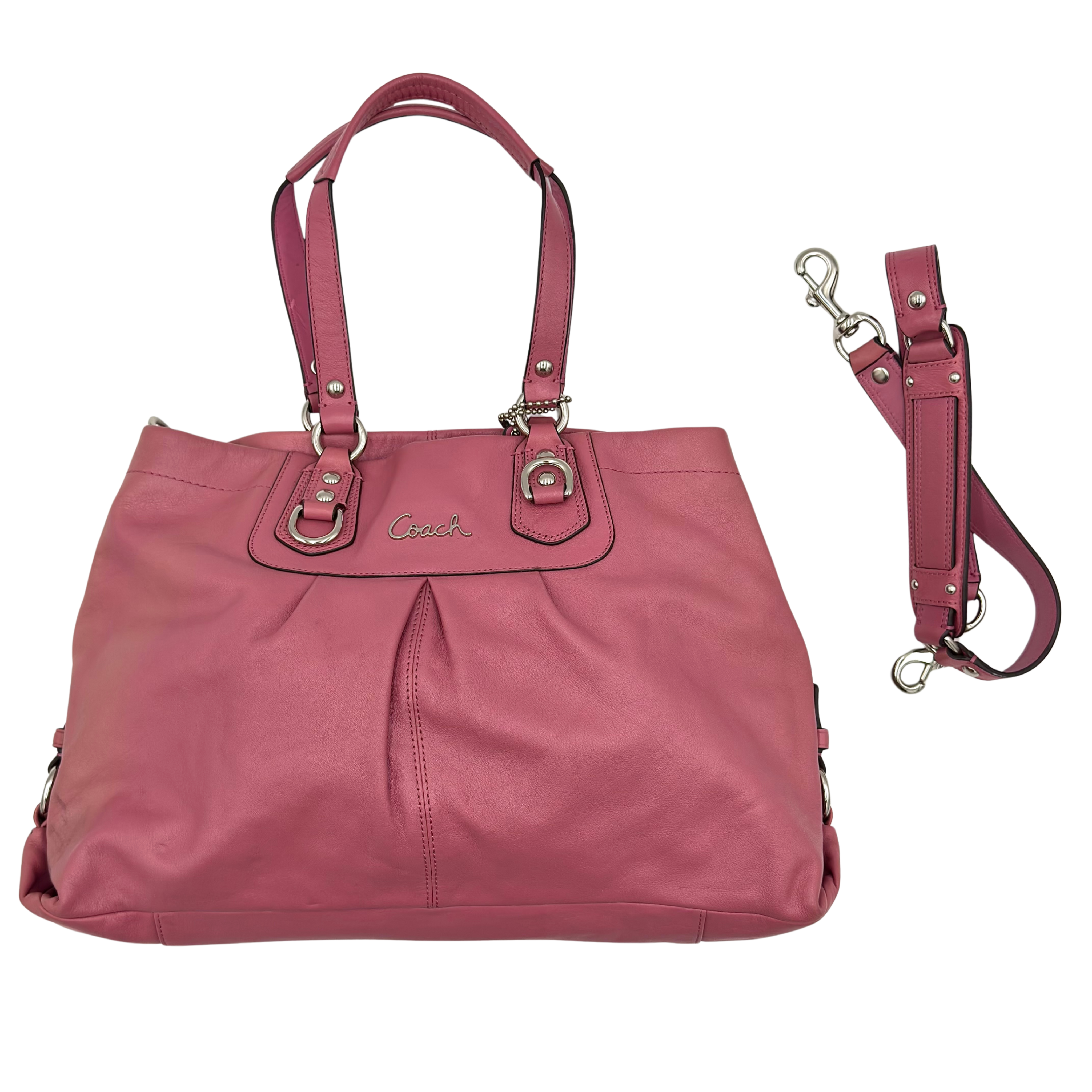 Coach 2Way Ashley Shoulder Bag Pink