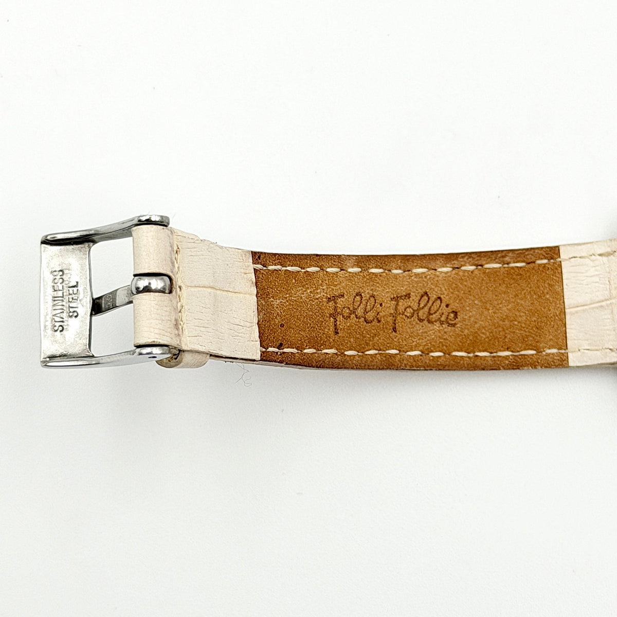 Folli Follie S922 Silver Dial Watch Beige