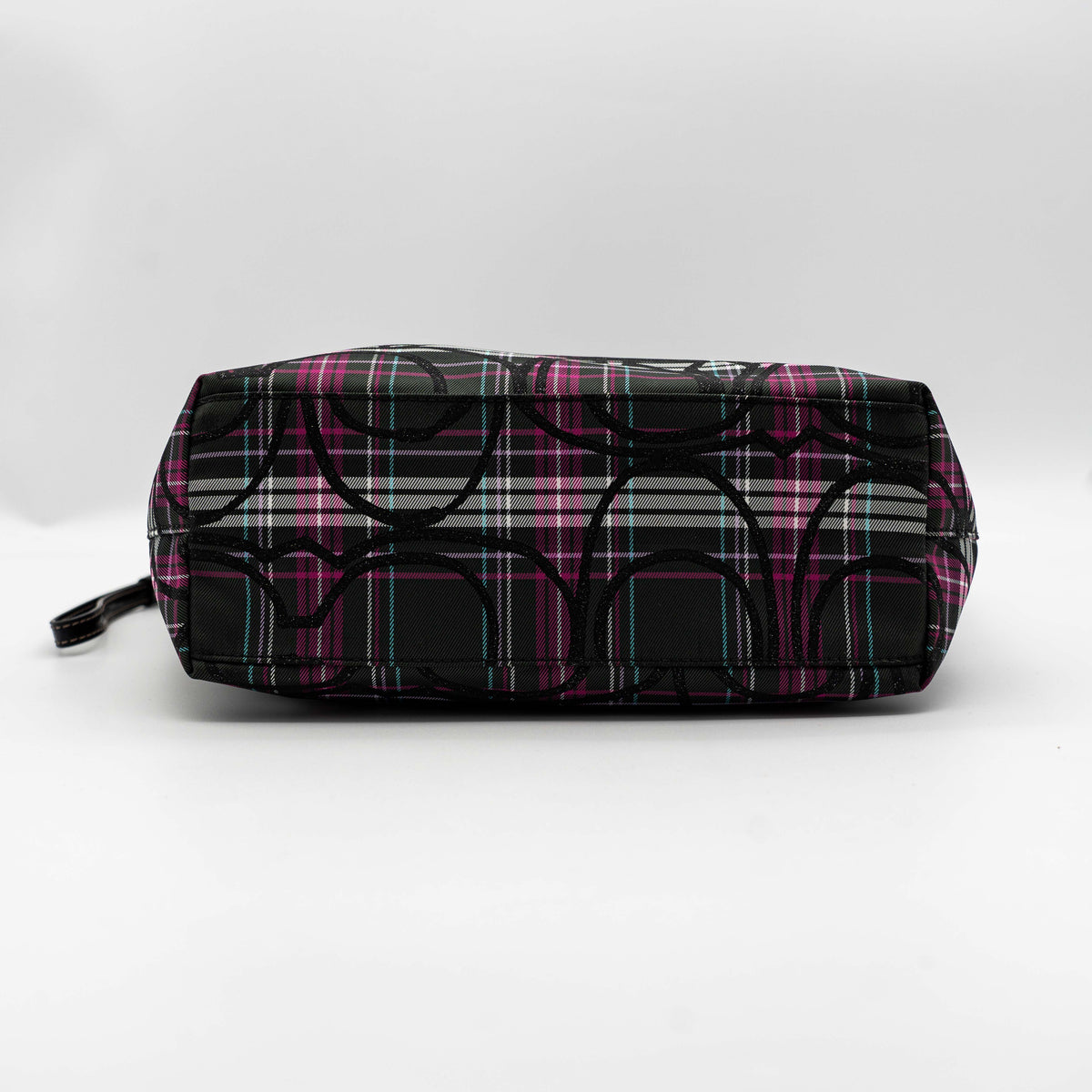 Coach Signature Poppy Tartan Tote Bag Multi